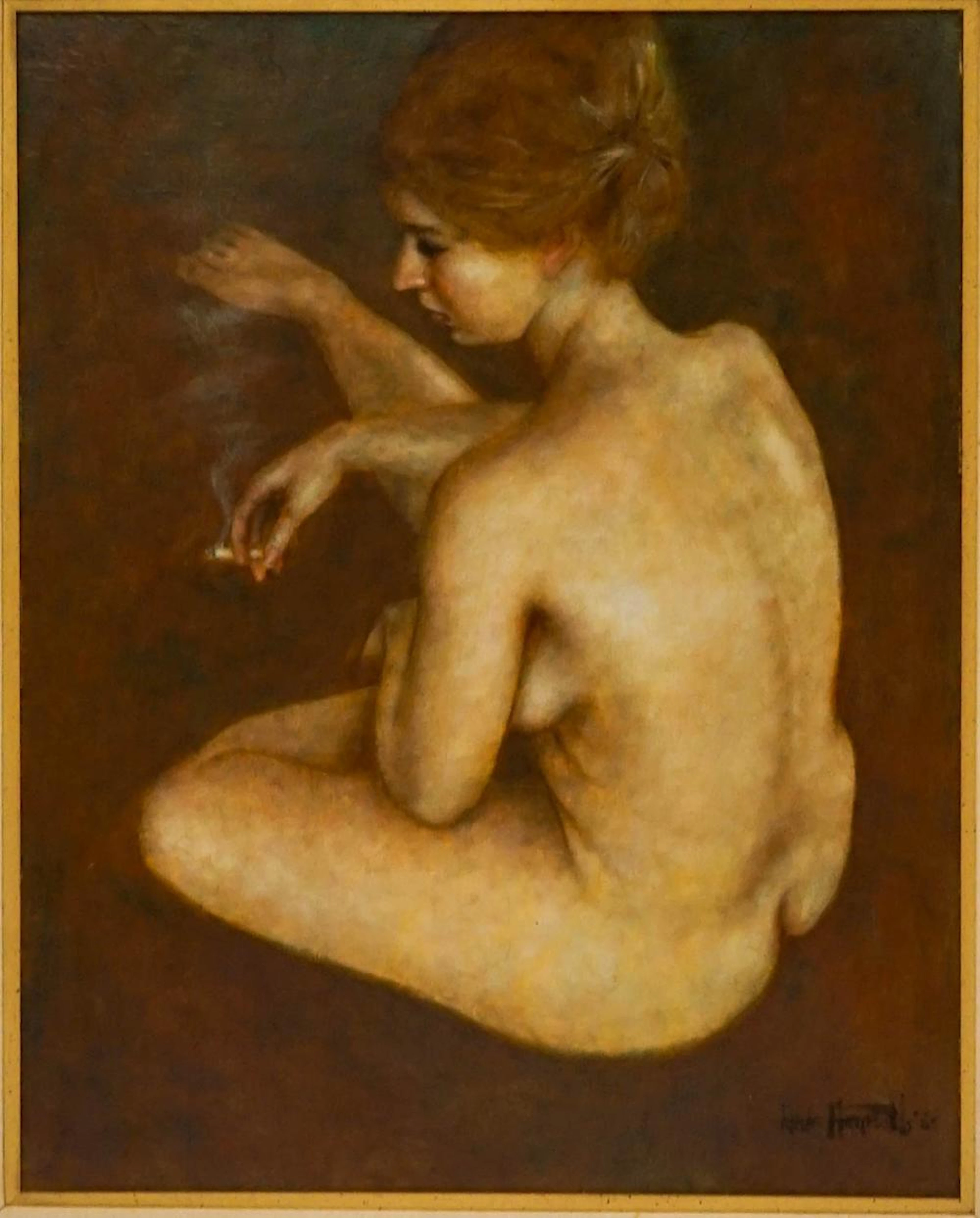 Wade Reynolds Painting Oil/Canvas [Nude]