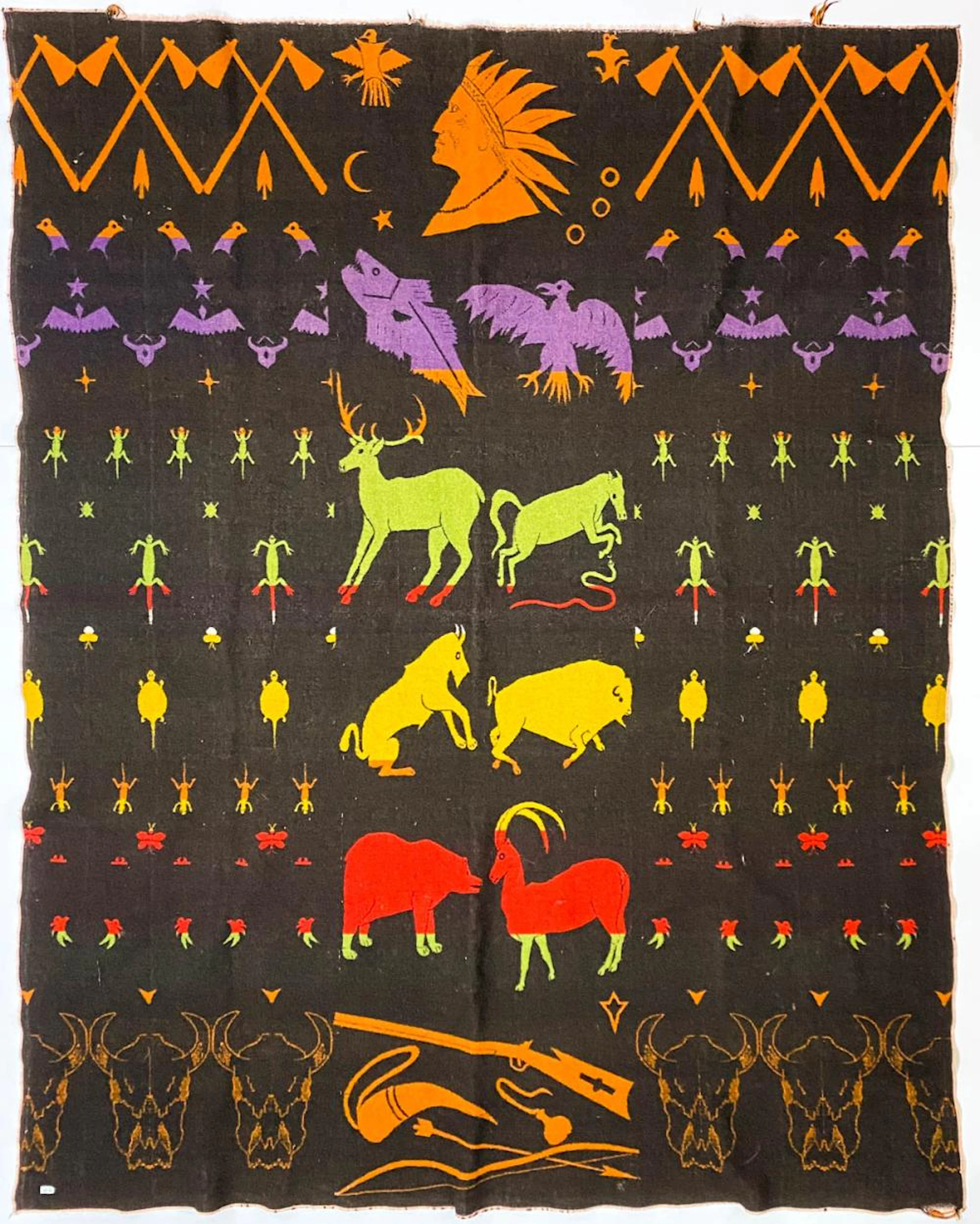 Wool Blanket 70 IN x 56 IN [Animals, Fish]