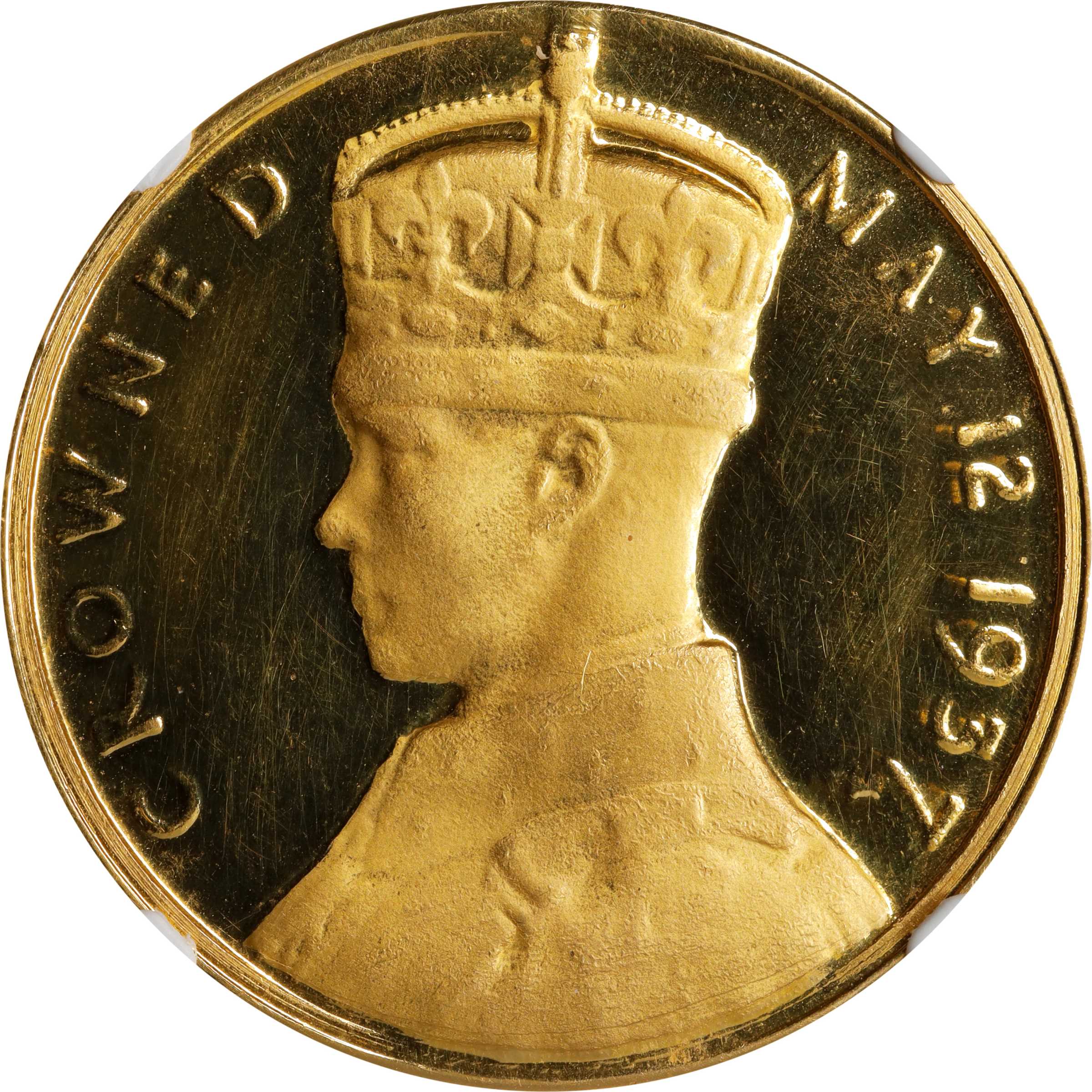 GREAT BRITAIN. Edward VIII Proposed Coronation Gold Medal, 1937. NGC ...