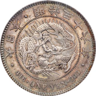 JAPAN. Yen, Year 36 (1903). Osaka Mint. Mutsuhito (Meiji). PCGS MS-63.