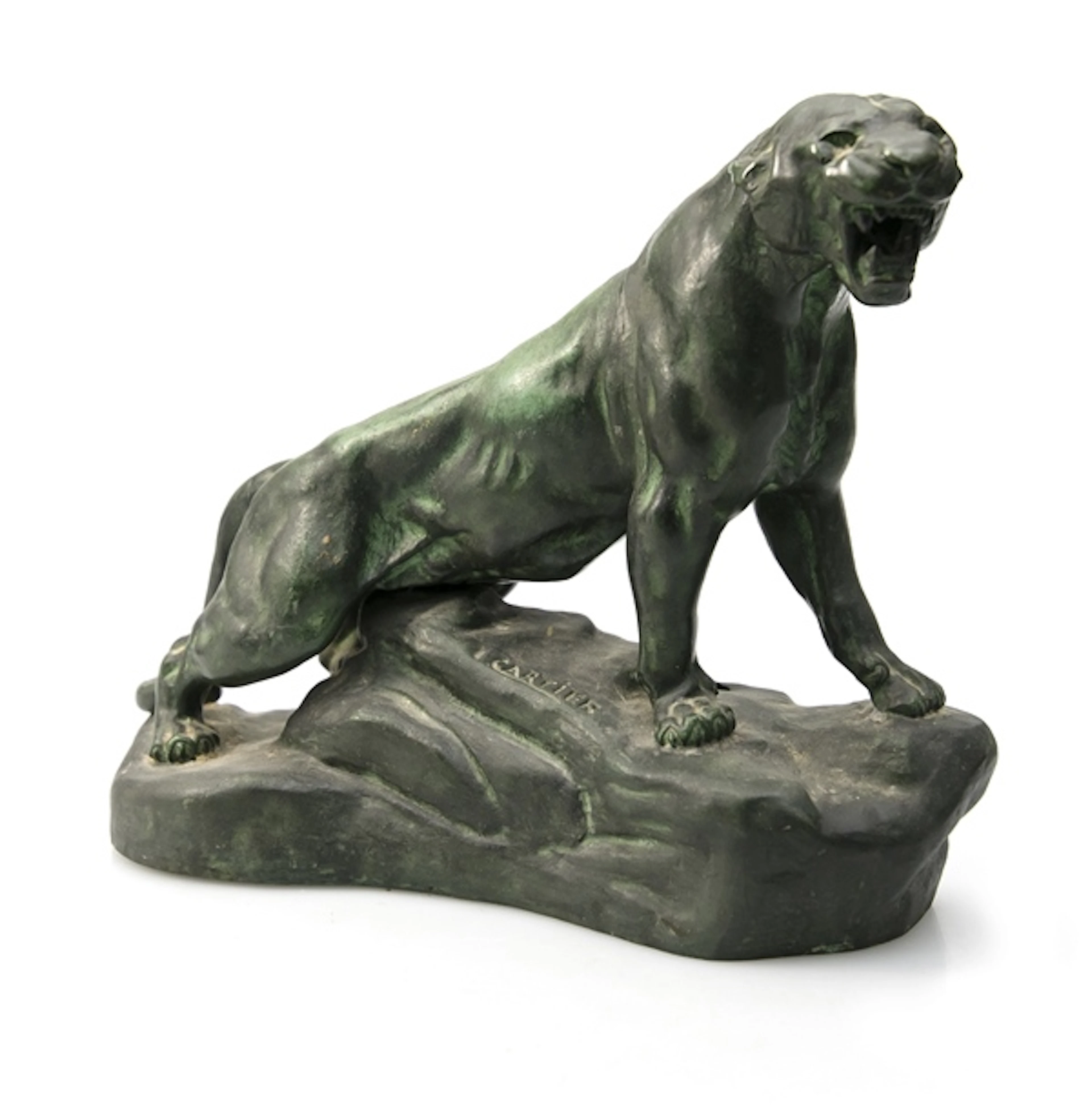 French Spelter Panther Figure