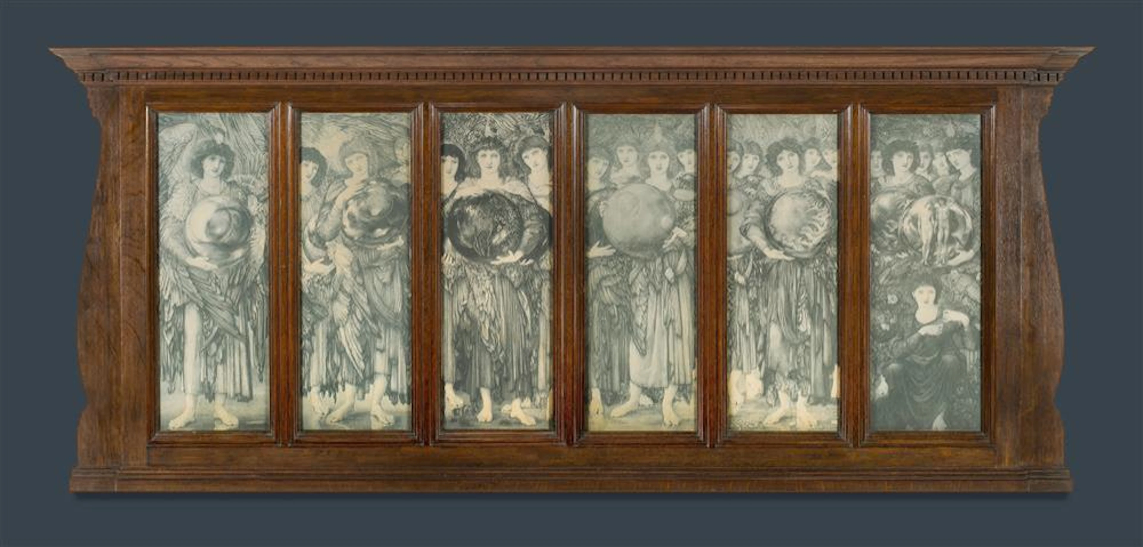 After BURNE-JONES Edward , 'Days of Creation', , 70x162cm (overall)