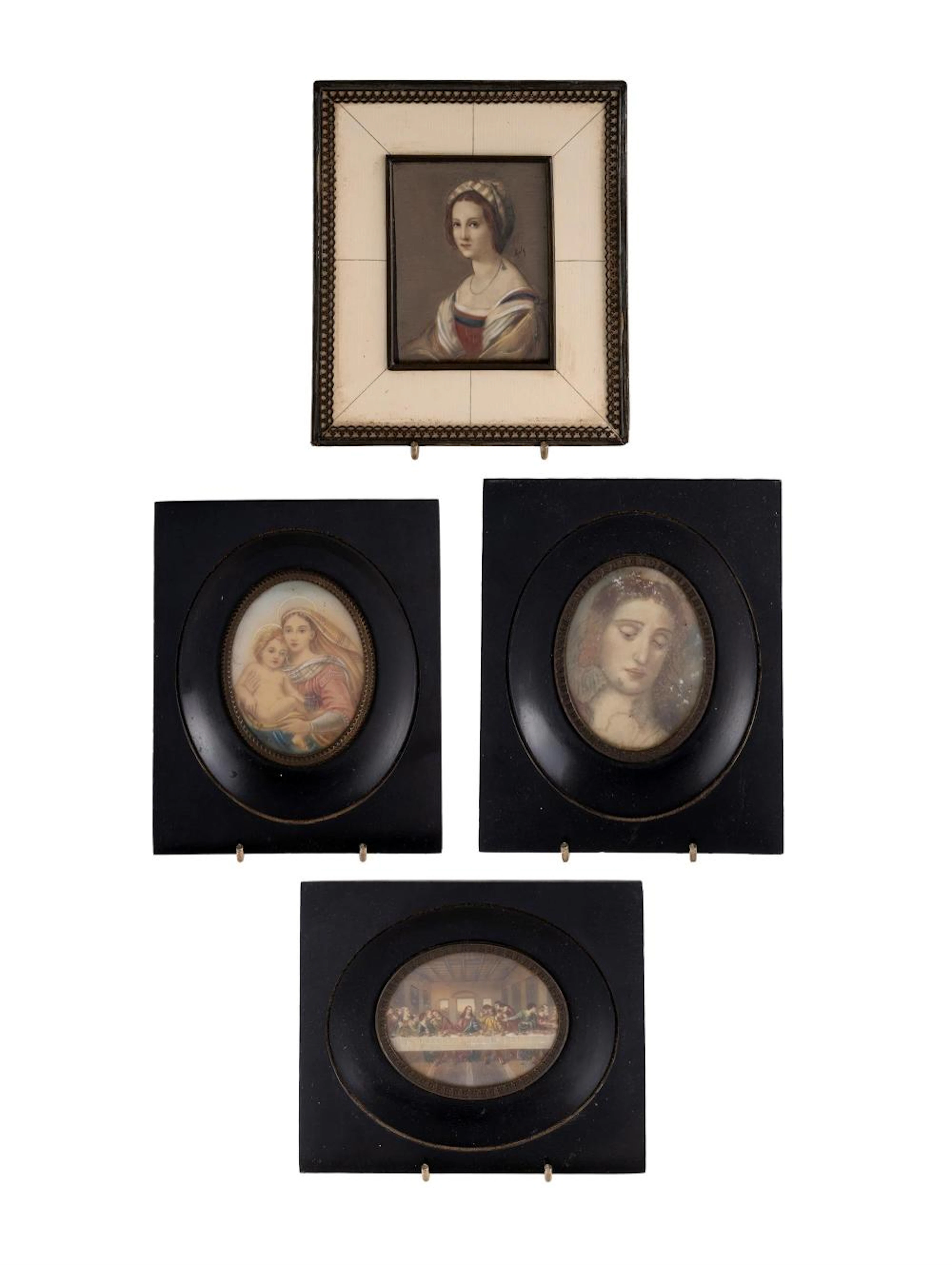 4 Various Framed Miniatures