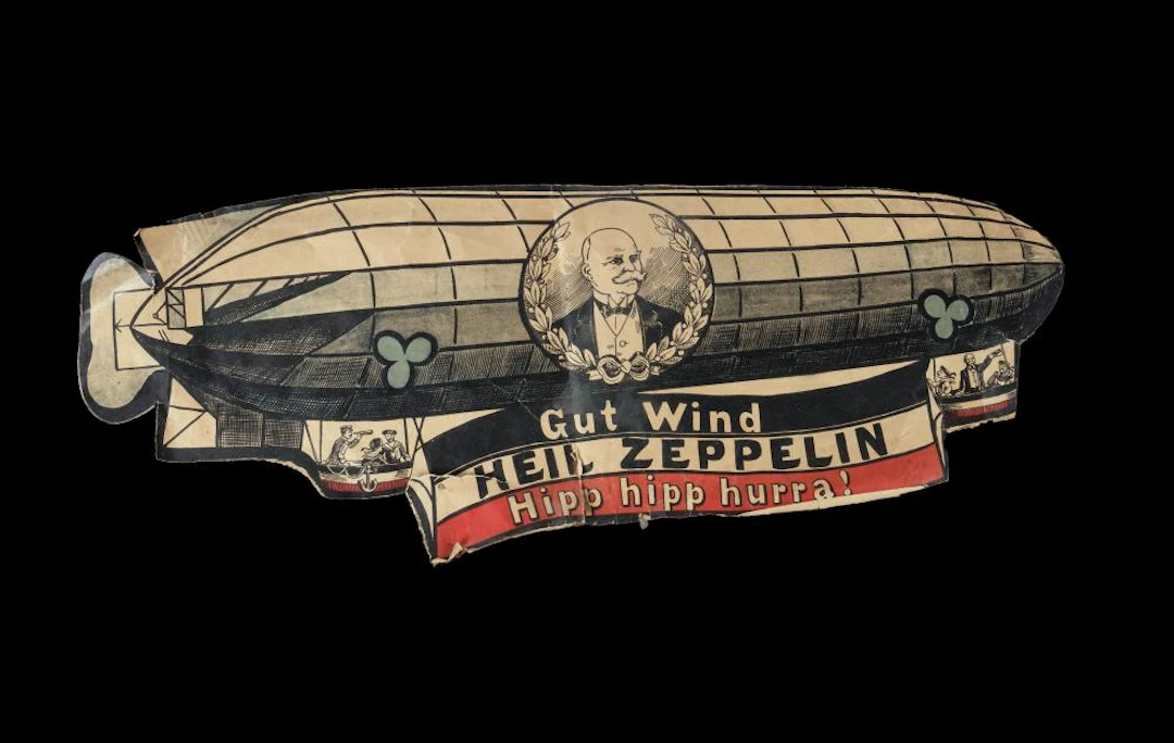 Early Zeppelin Launch Souvenir