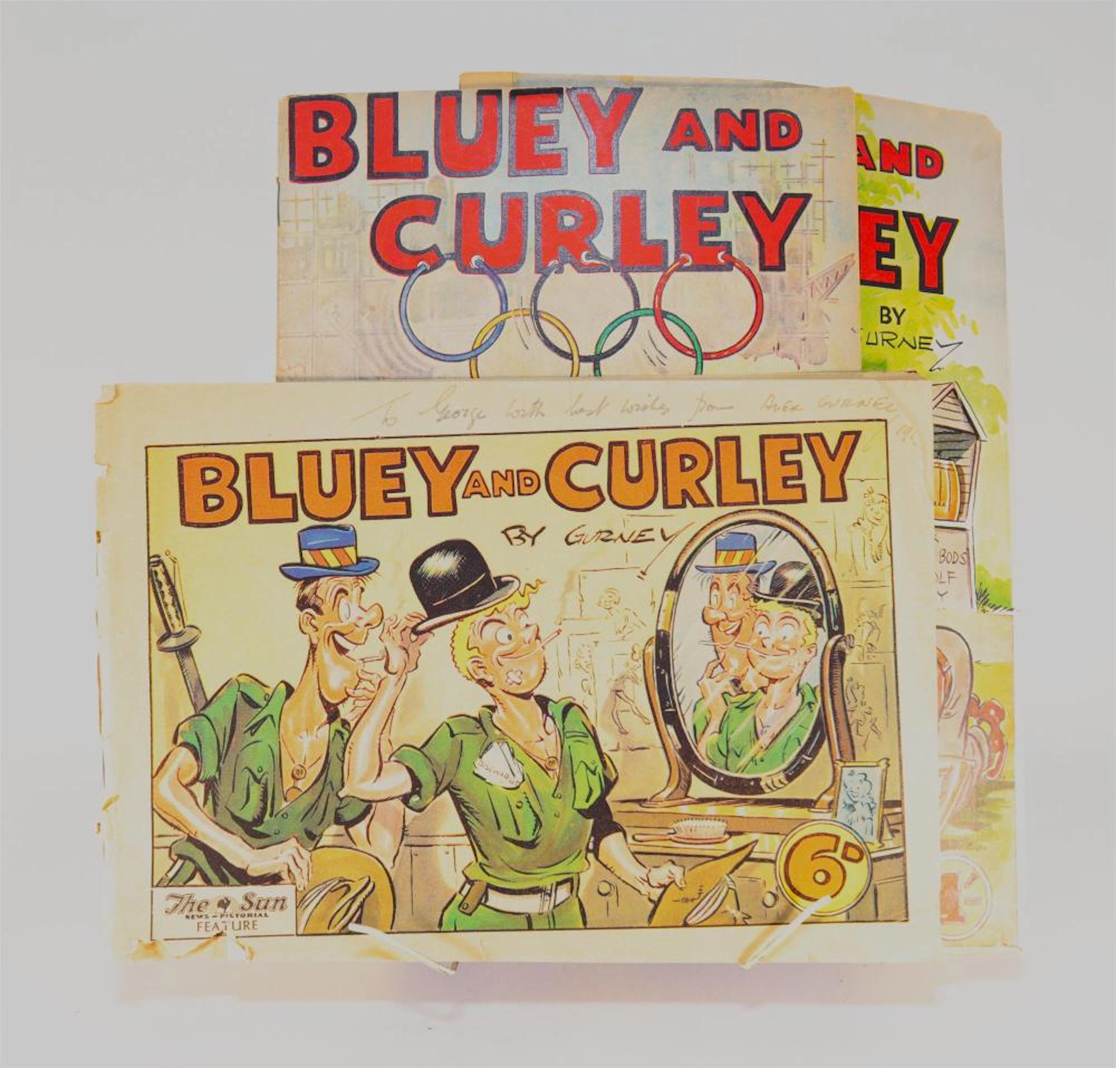 Signed BLUEY and CURLEY