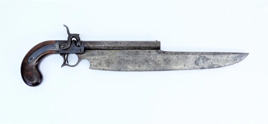 Morrill, Mossman & Blair-type Elgin Cutlass Pistol | Barnebys