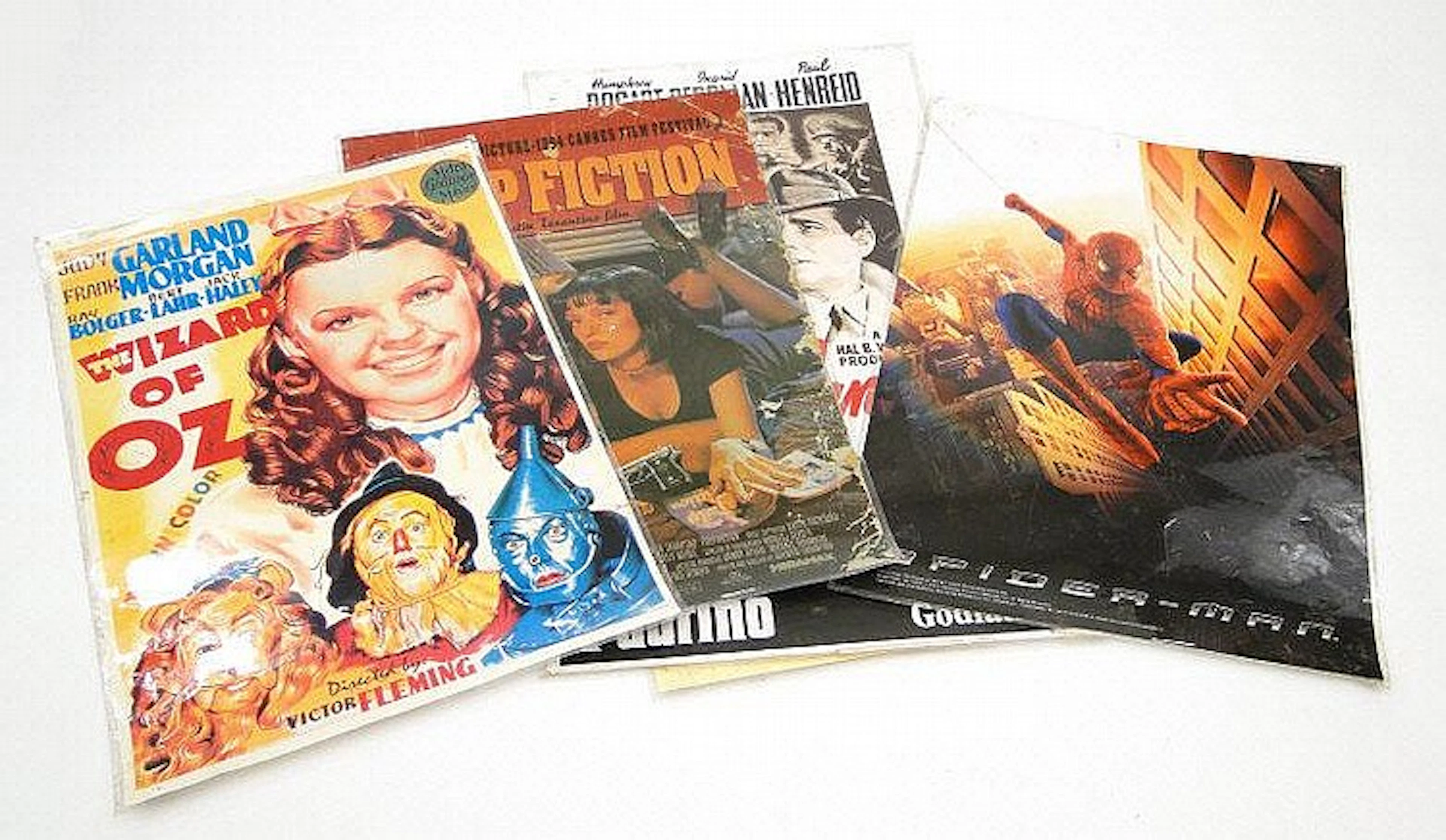 Six modern film posters comprising The Wizard of