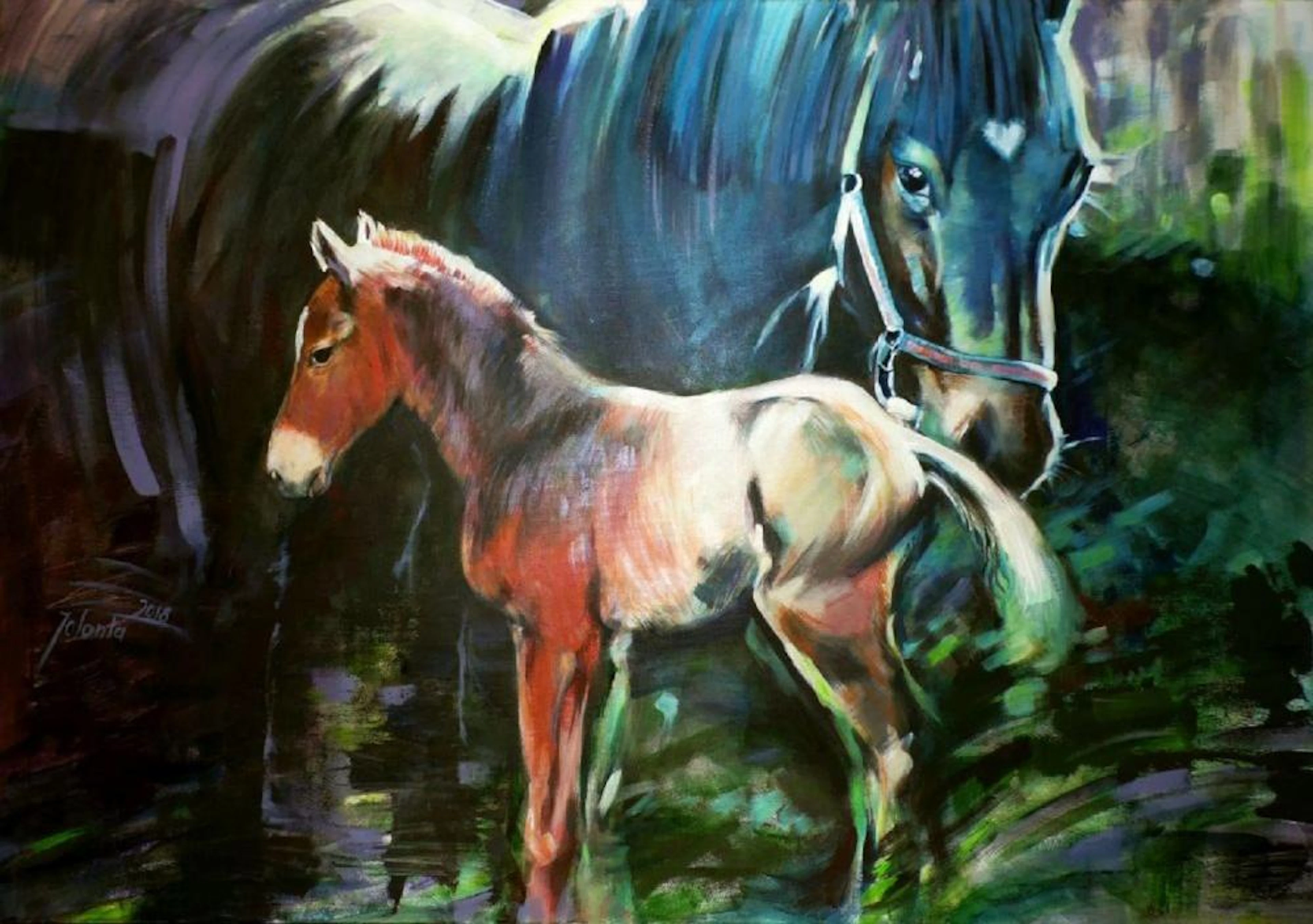 Jolanta Kalopsidiotis, Mare and Colt, 2018
