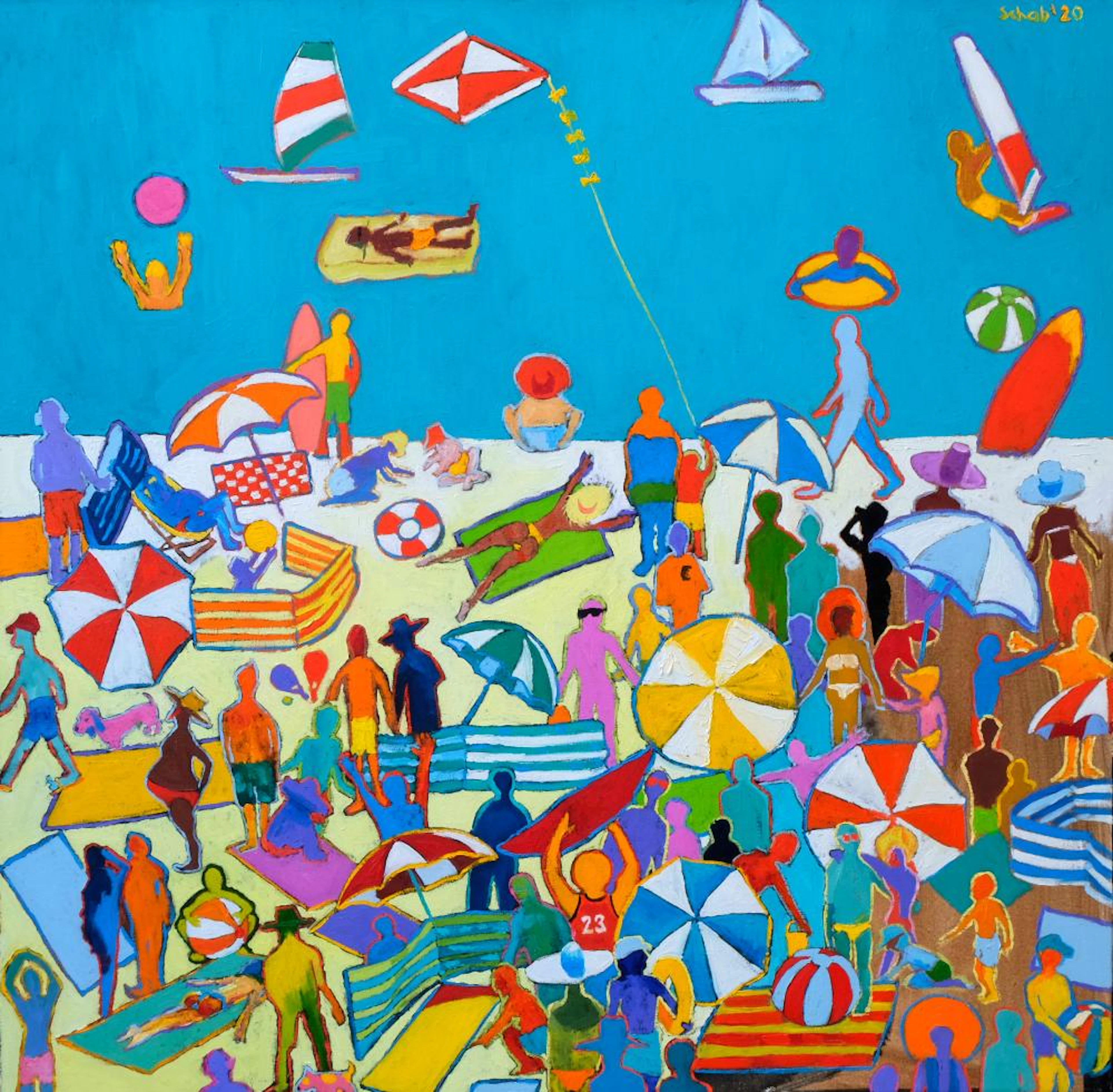 David Schab, Beach, 2020