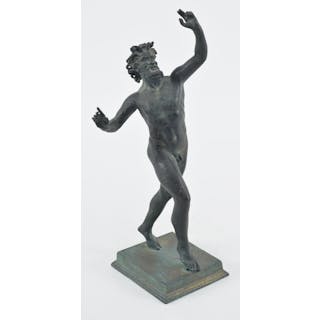 Italian Grand Tour patinated bronze sculpture of The...