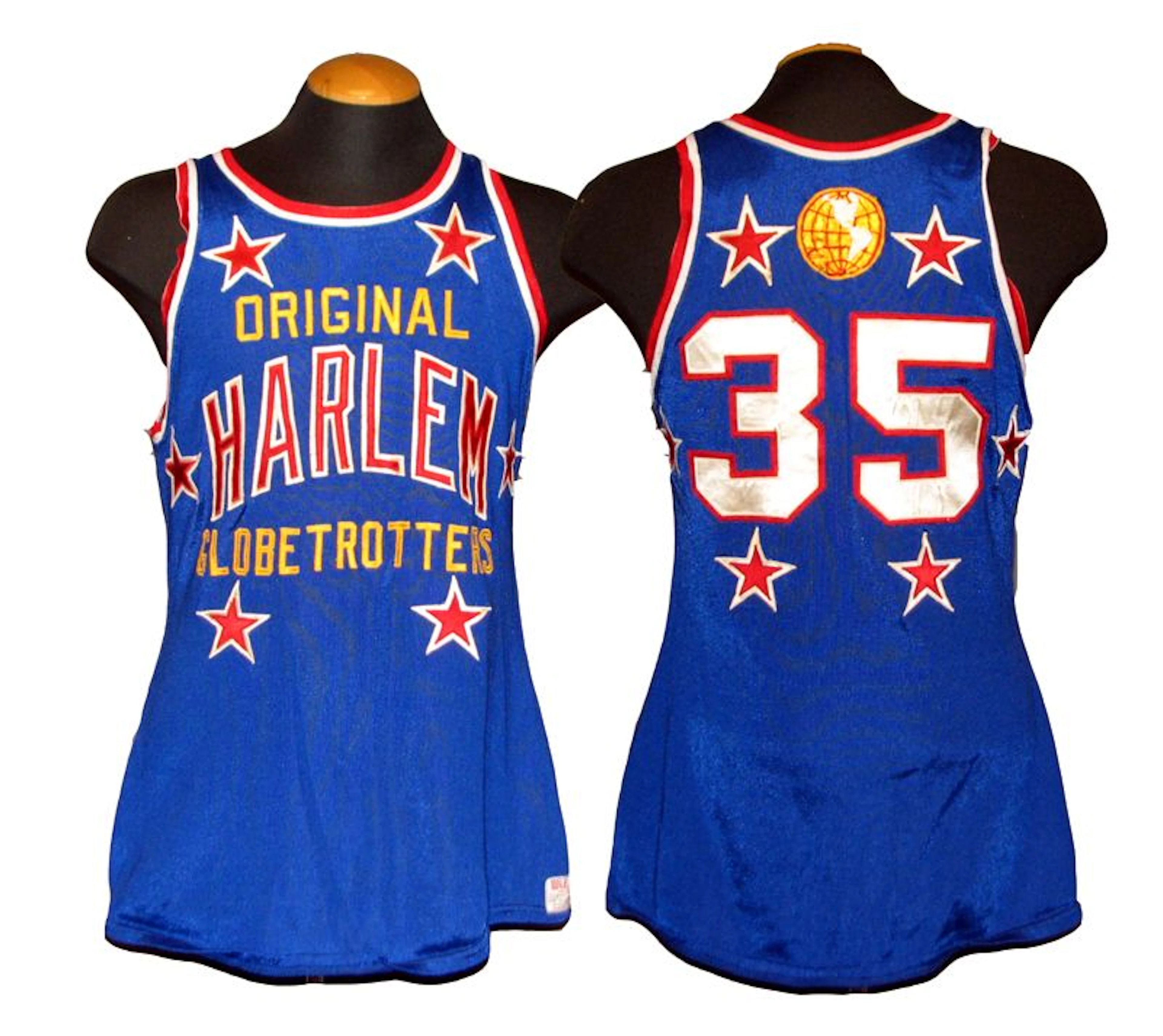 1960s Hubert "Geese" Ausbie Harlem Globetrotters Game-Used Jersey