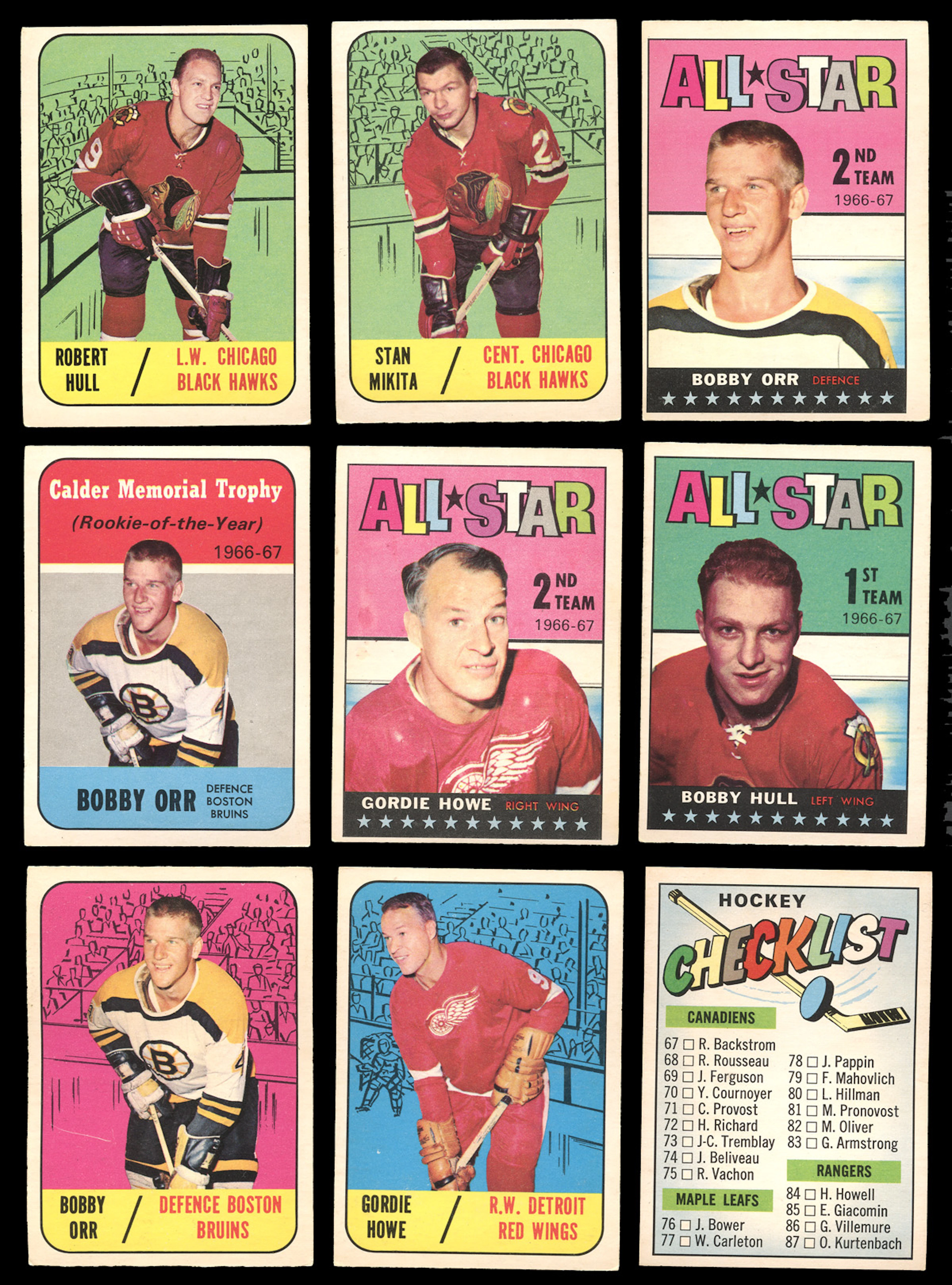 1967 Topps Hockey Complete Set