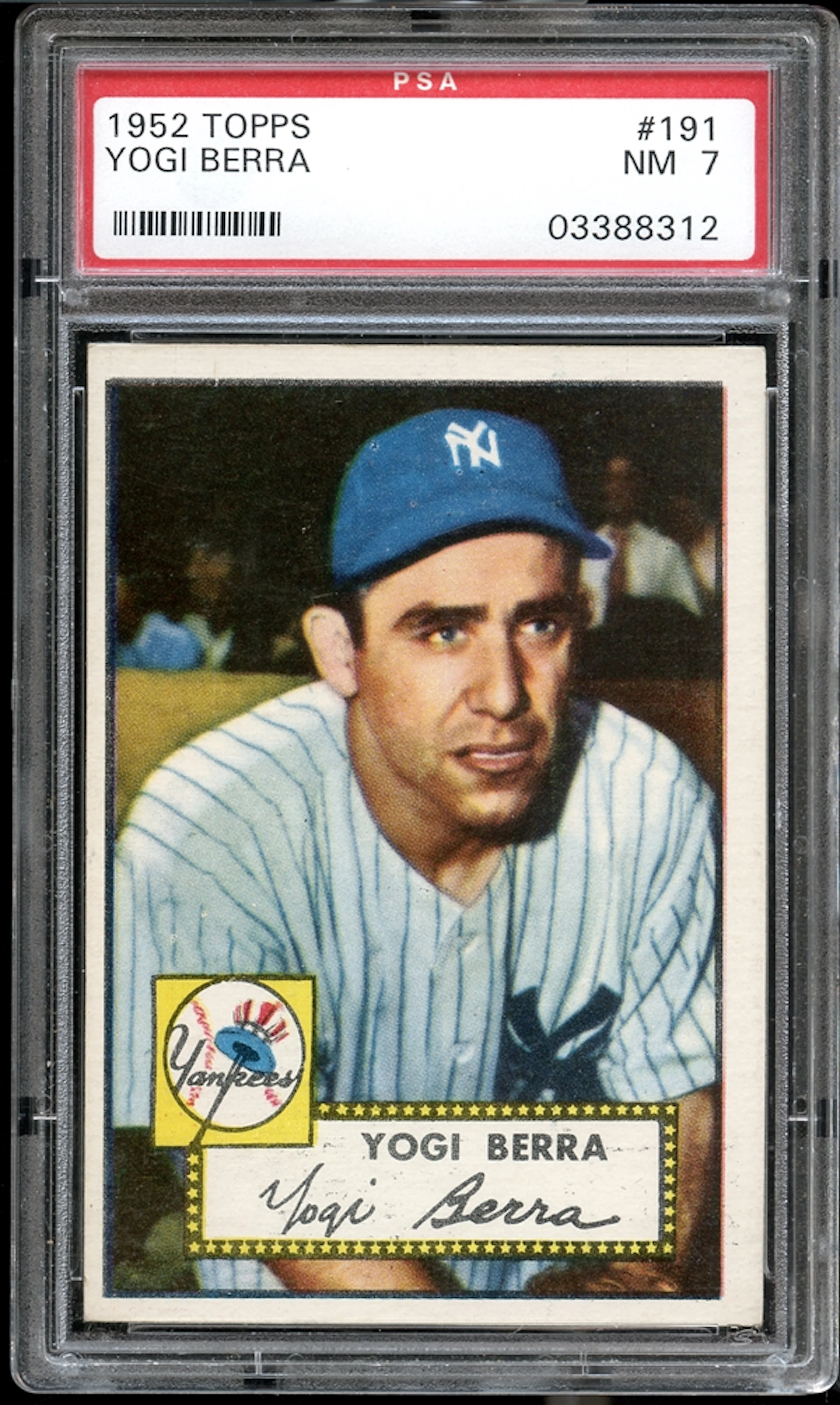 1952 Topps #191 Yogi Berra PSA 7 NM