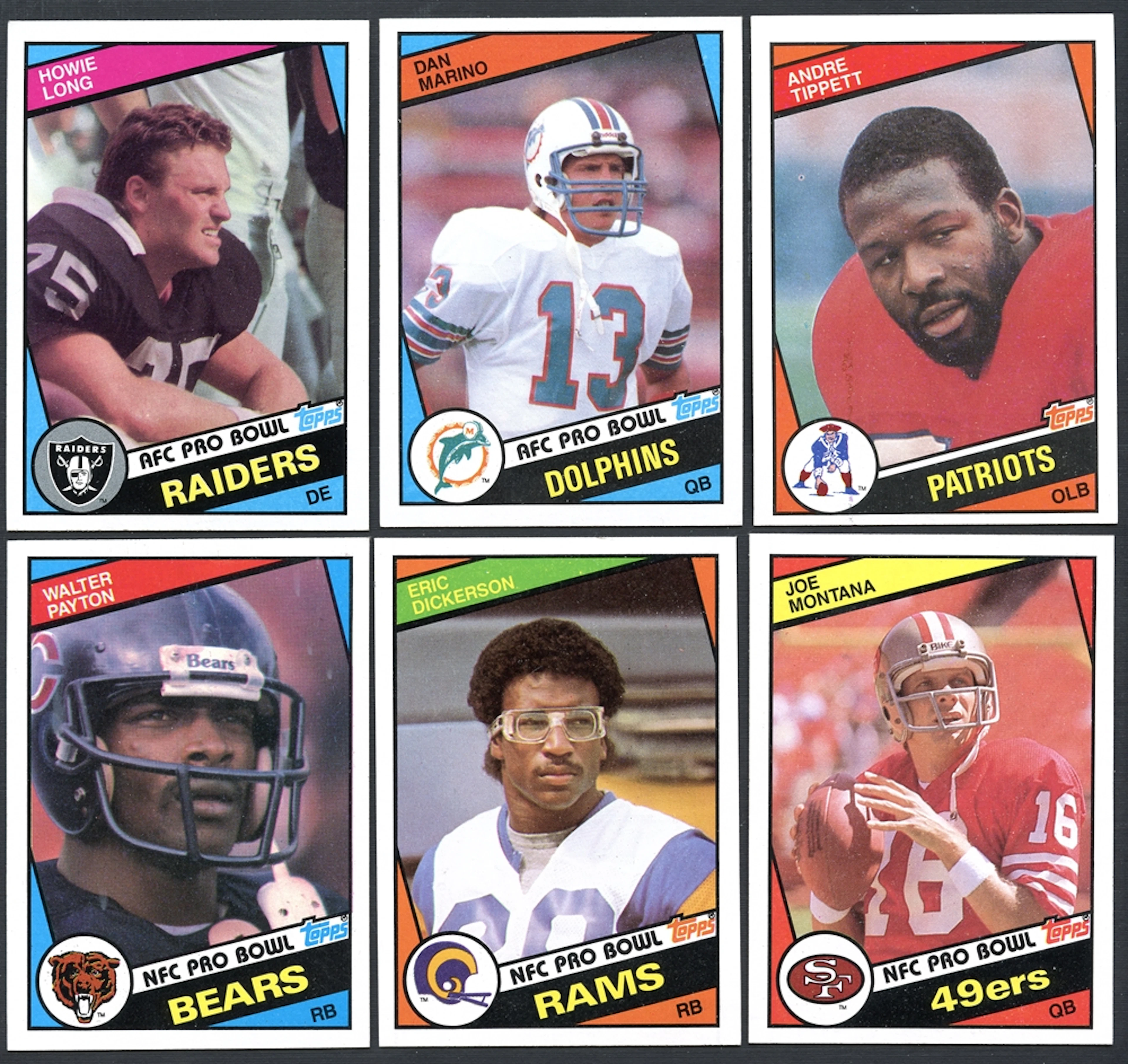 1984 Topps Football Near Complete Set 395/396 No Elway