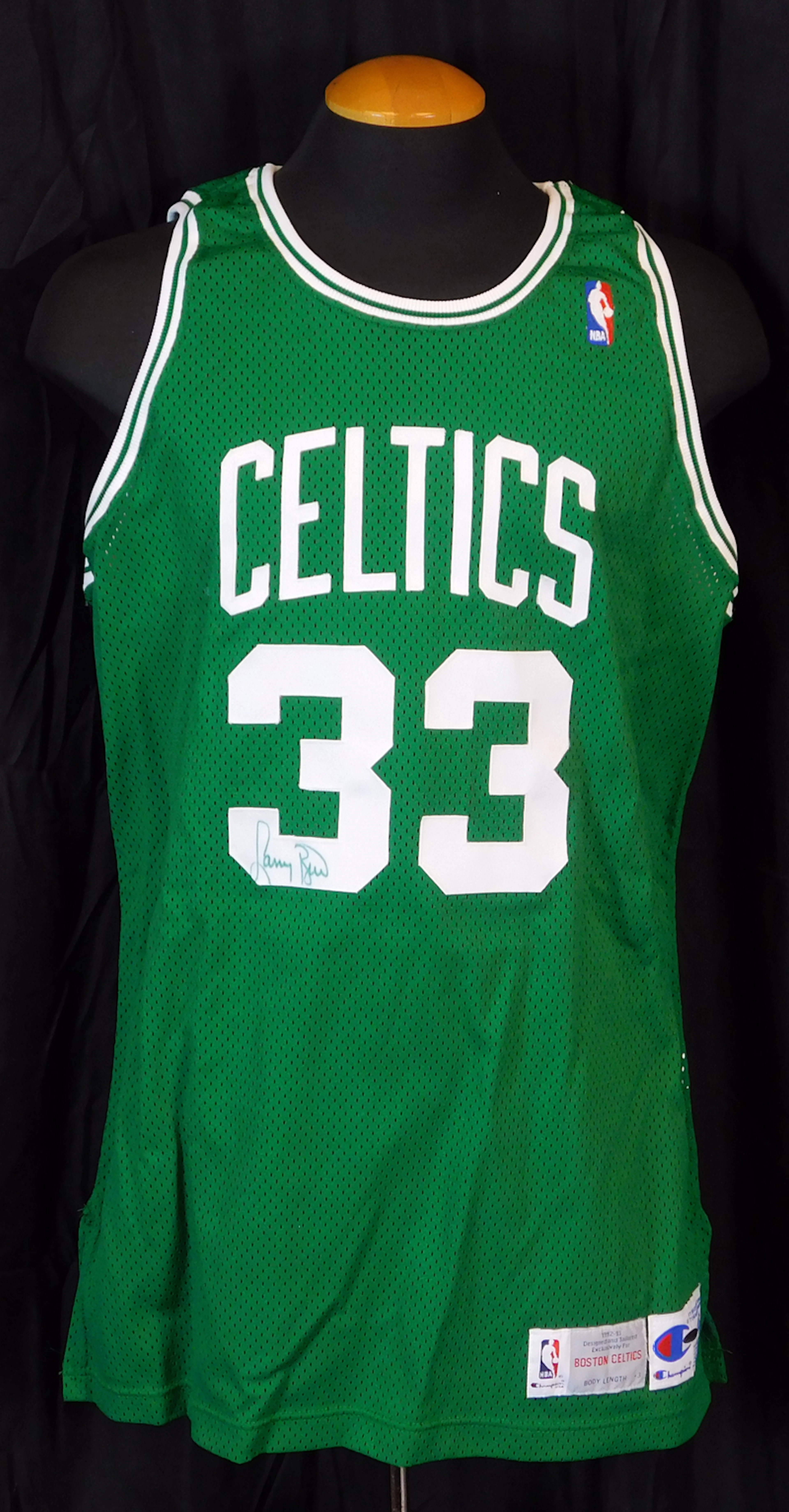 Larry Bird Autographed Jersey-Upper Deck Authenticated (UDA)