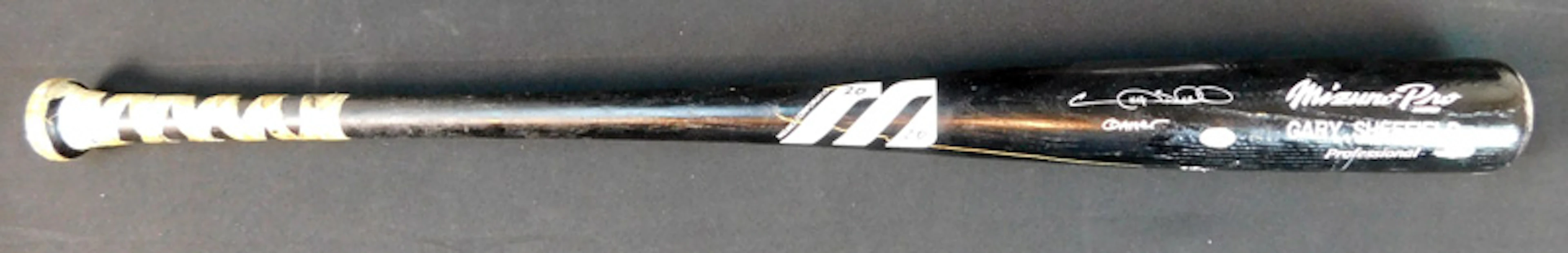 Gary Sheffield Game-Used and Signed Bat JSA