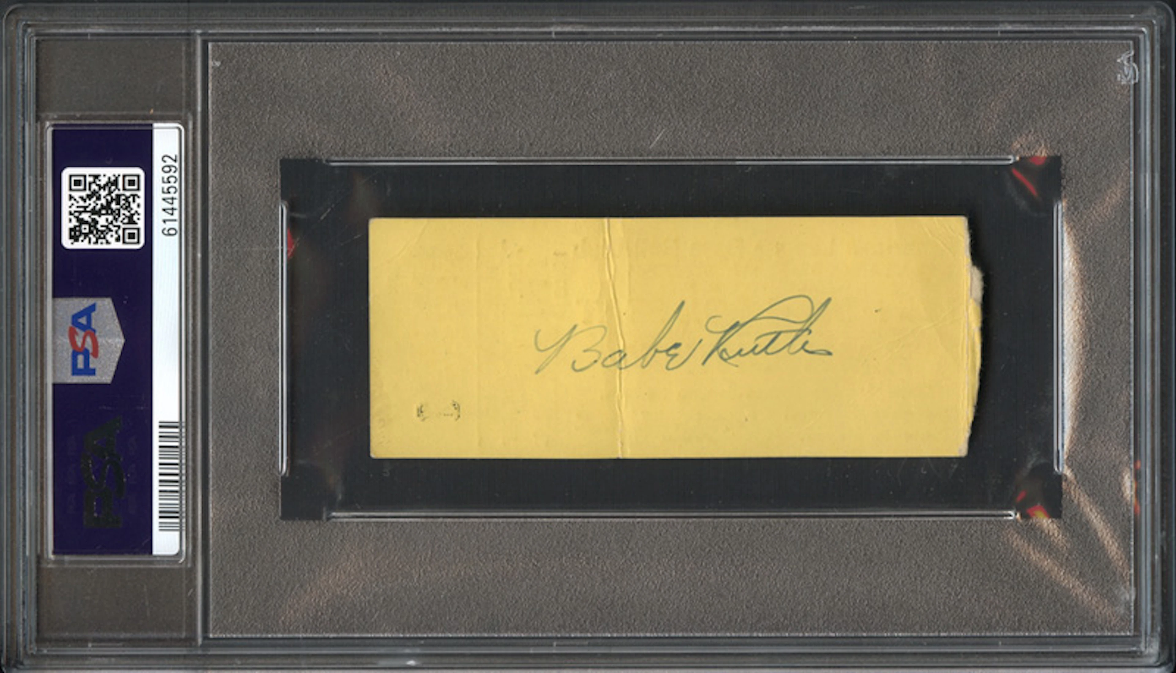 Exceptional Babe Ruth Autographed Home Run Ticket 8/11/1926 HR #346 PSA/DNA