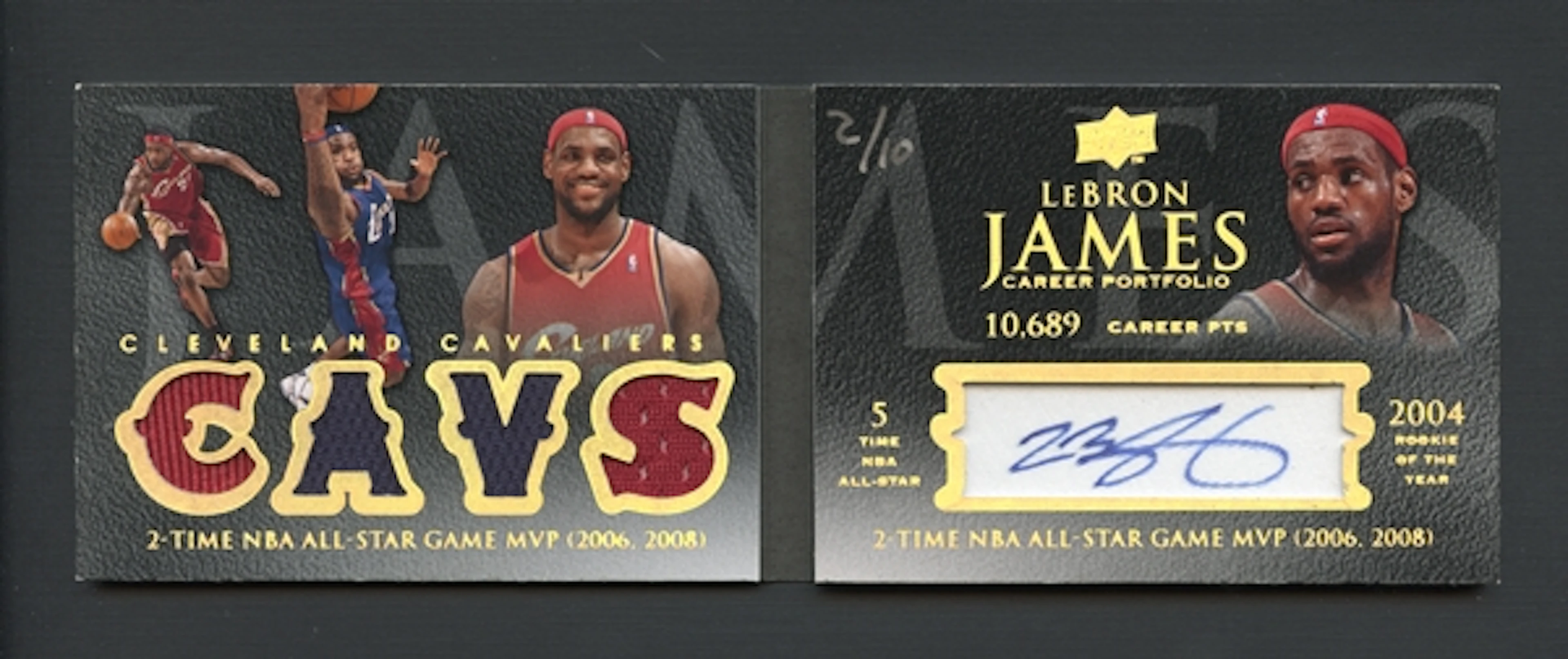 2008-09 Upper Deck Exquisite Collection LeBron James...