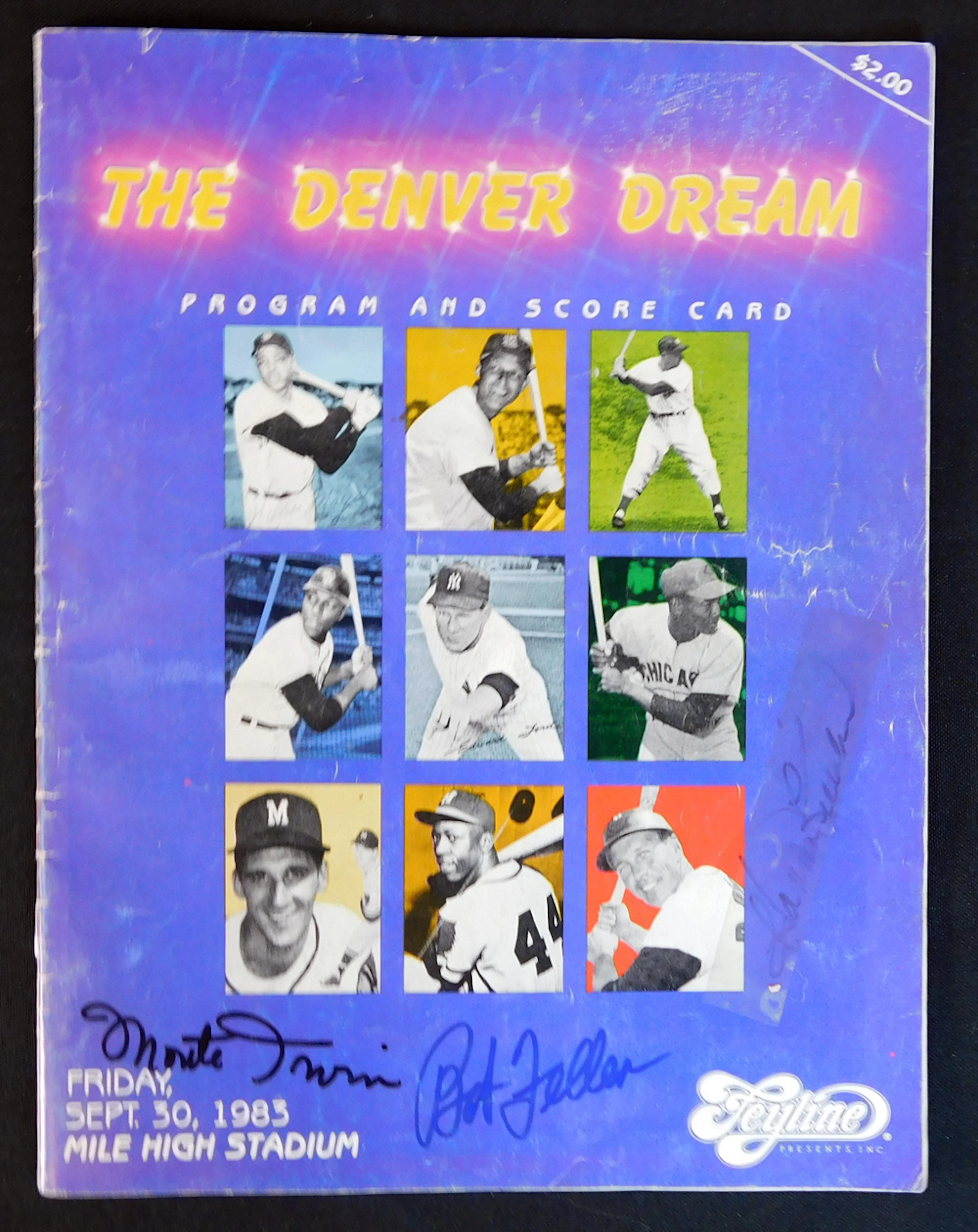 1983 "Denver Dream" Old-Timers Game Autographed Program...