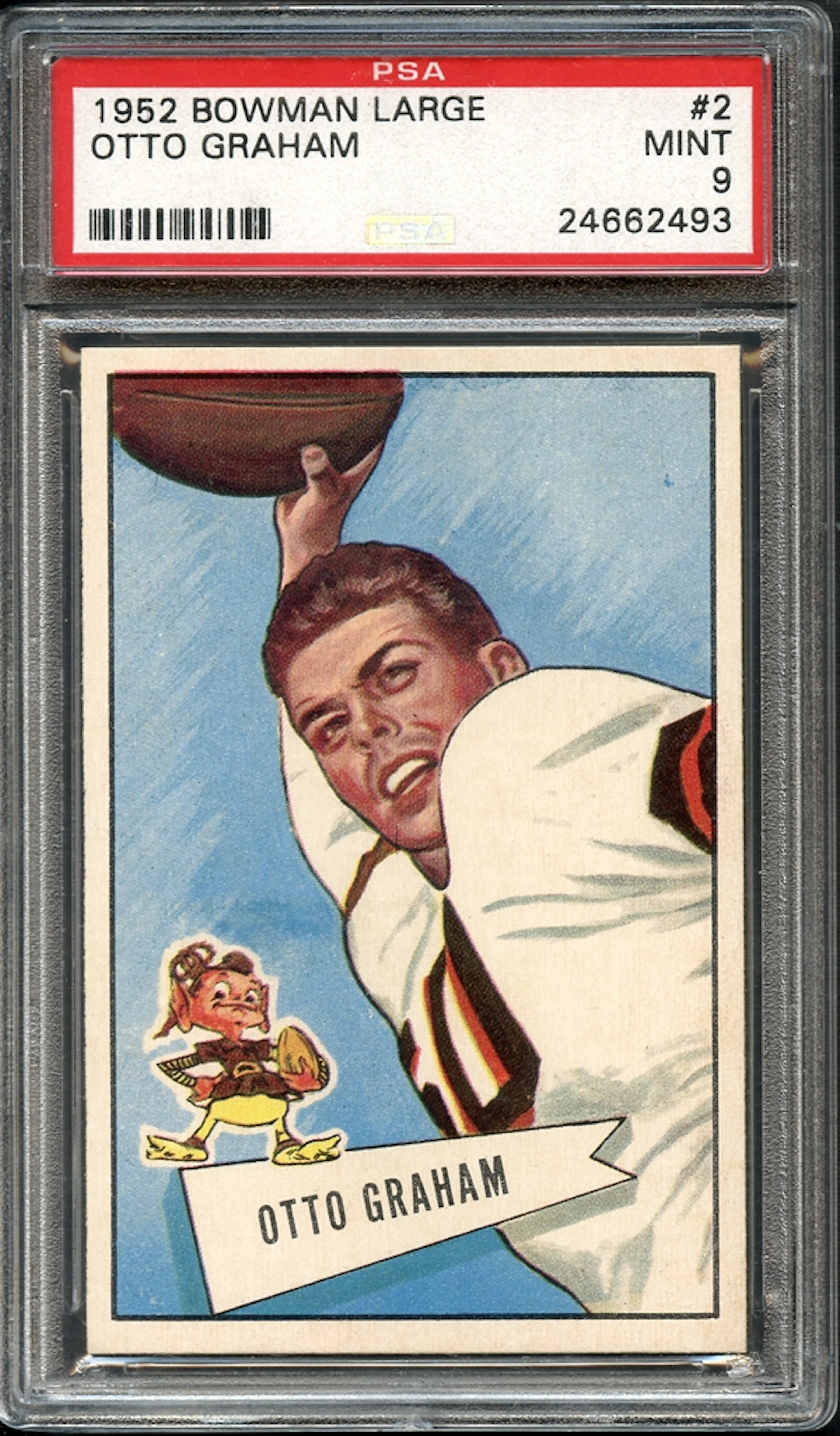 1952 Bowman Large #2 Otto Graham PSA 9 MINT