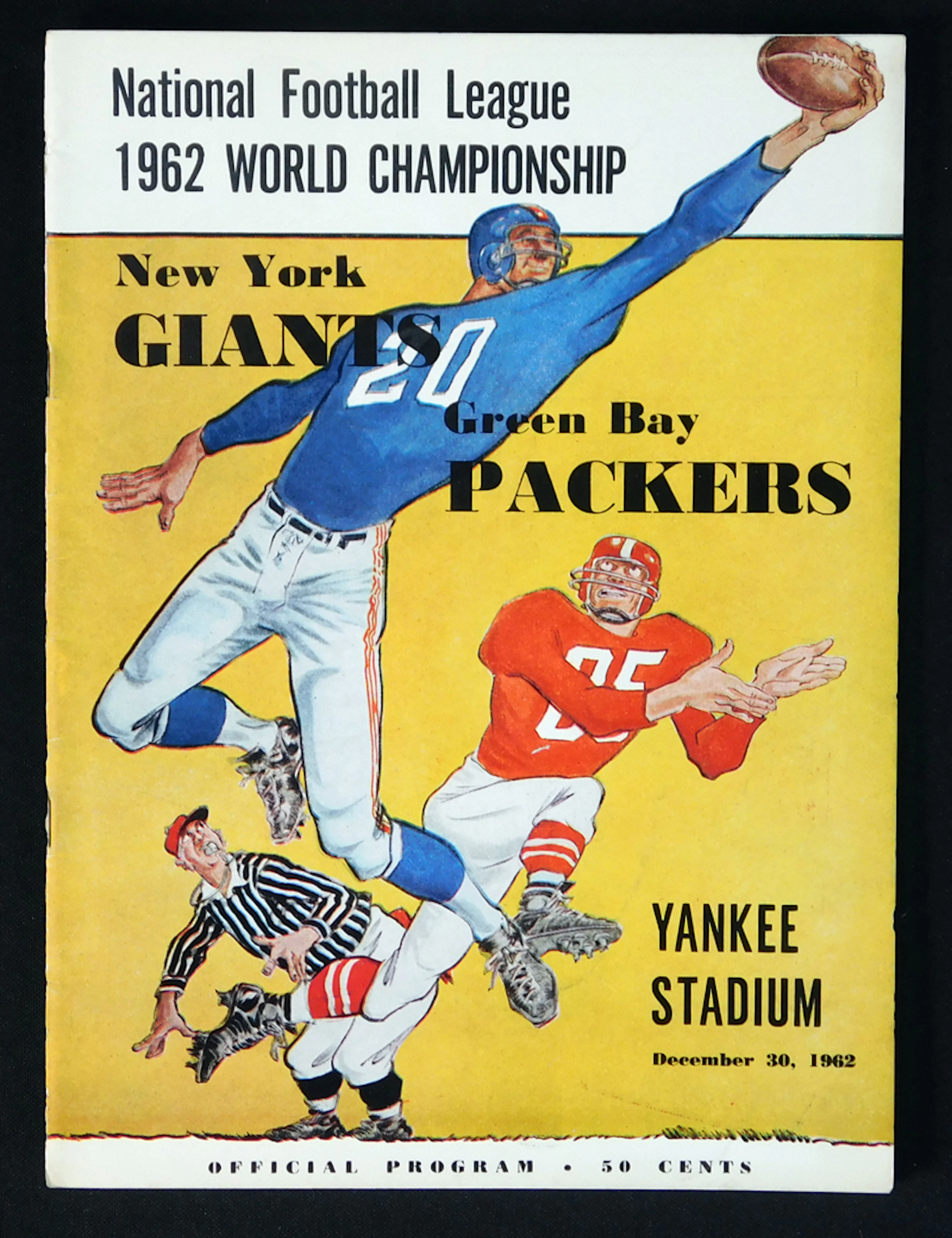 1962 NFL Championship Game Program