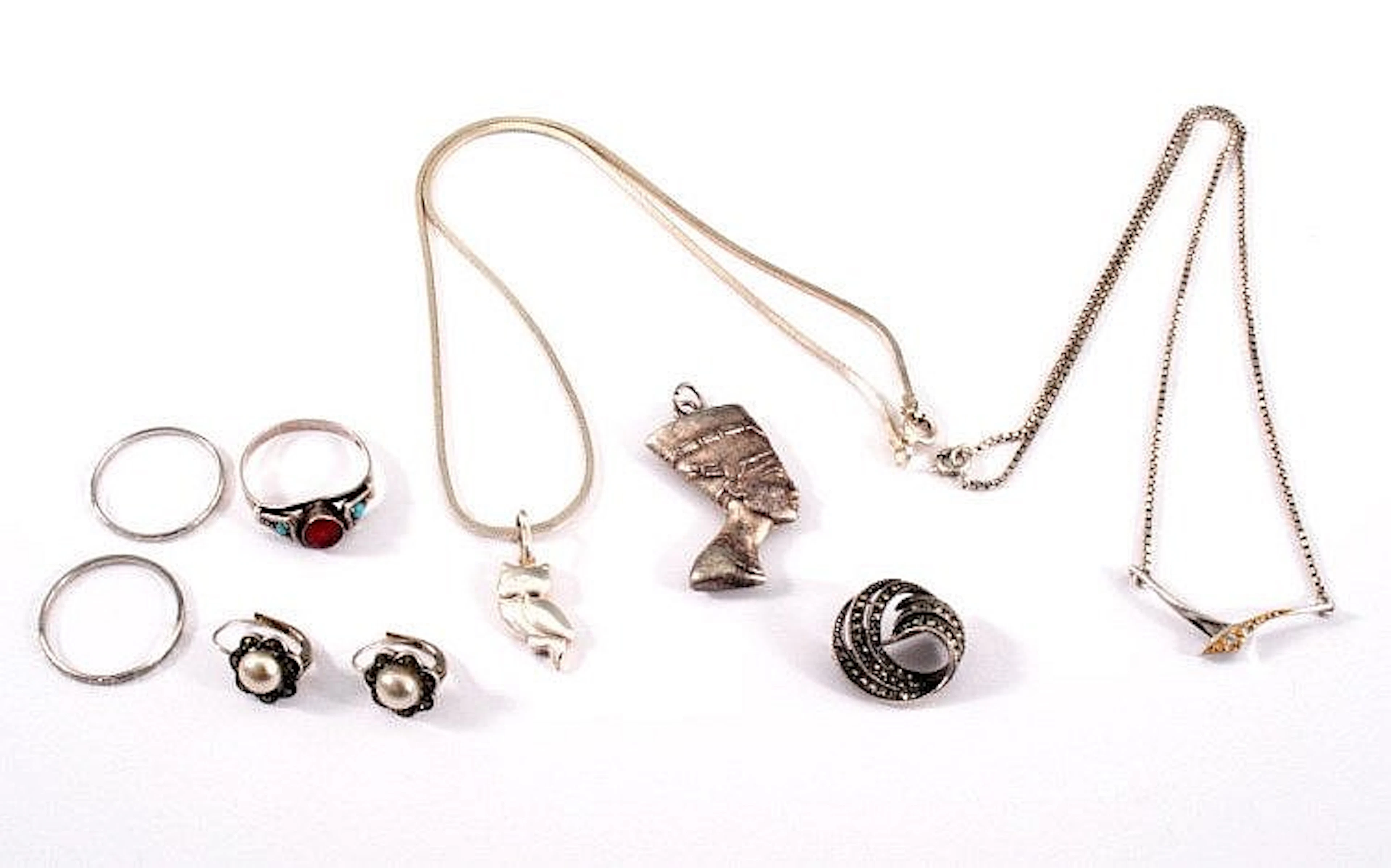 Konvolut Silberschmuck