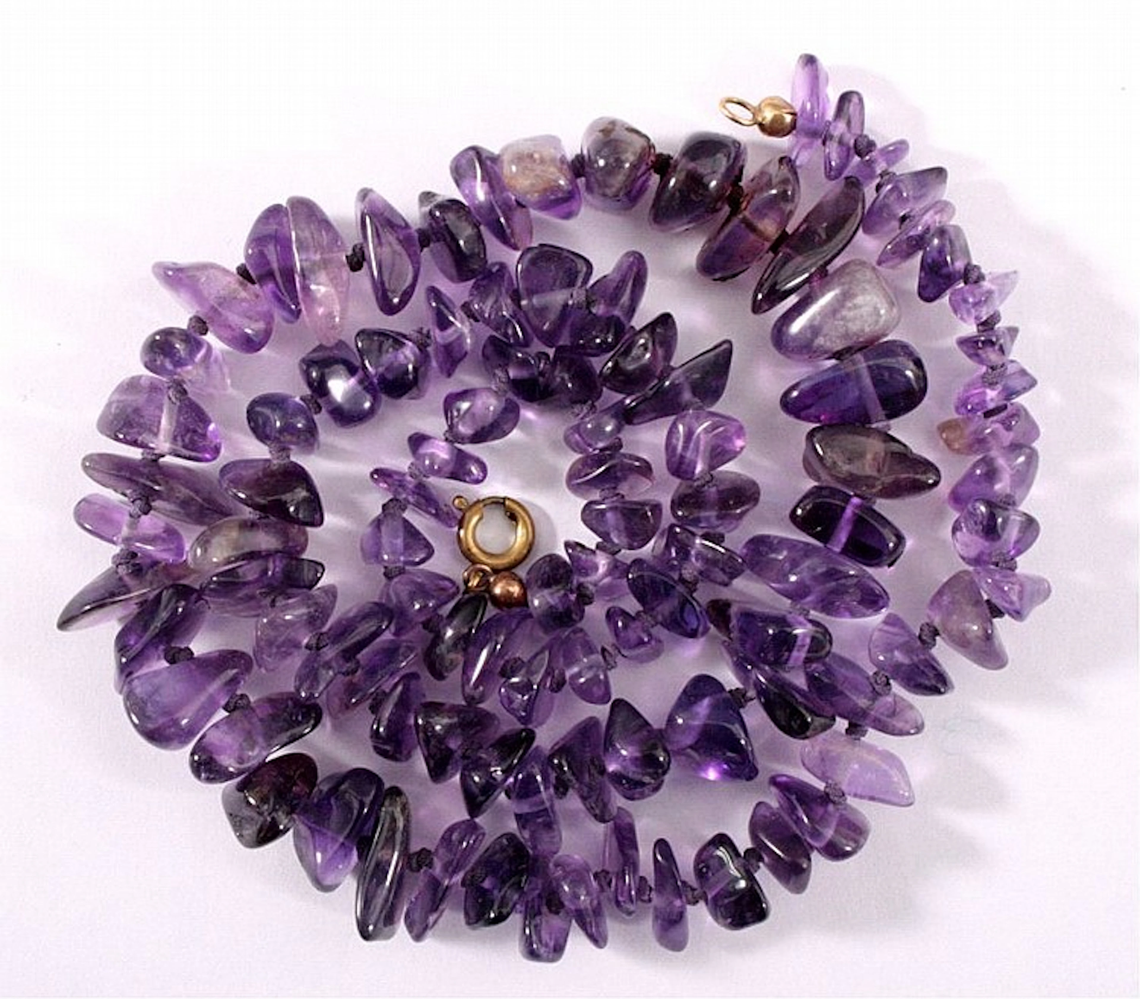 Halskette aus Amethyst