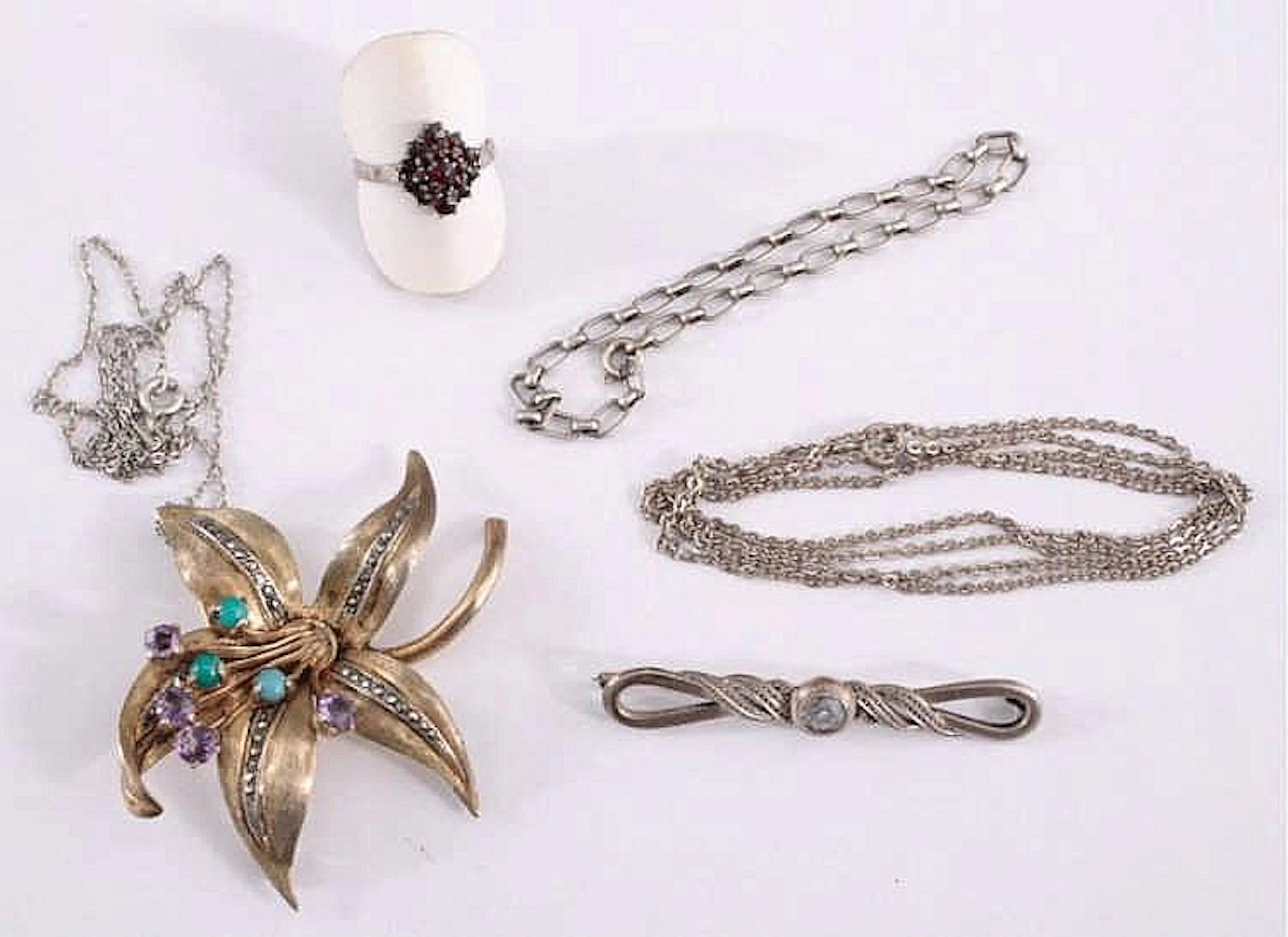 Konvolut antiker Silberschmuck
