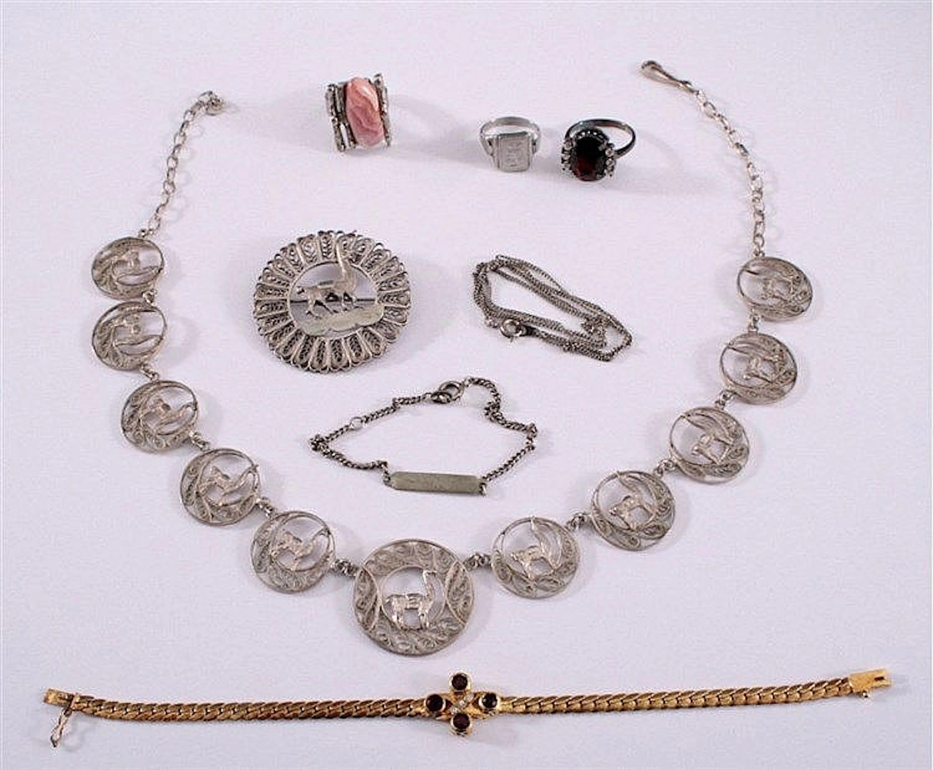 Konvolut Silberschmuck