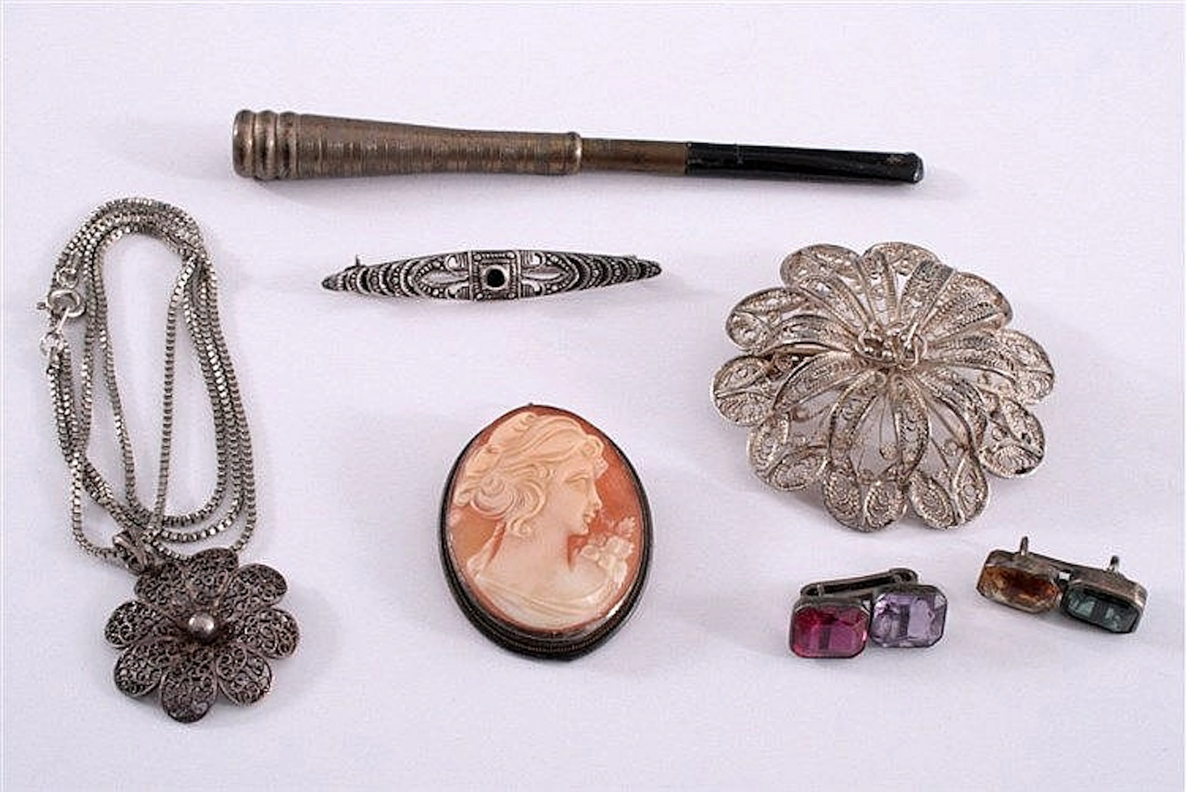 Konvolut Antiker Silberschmuck