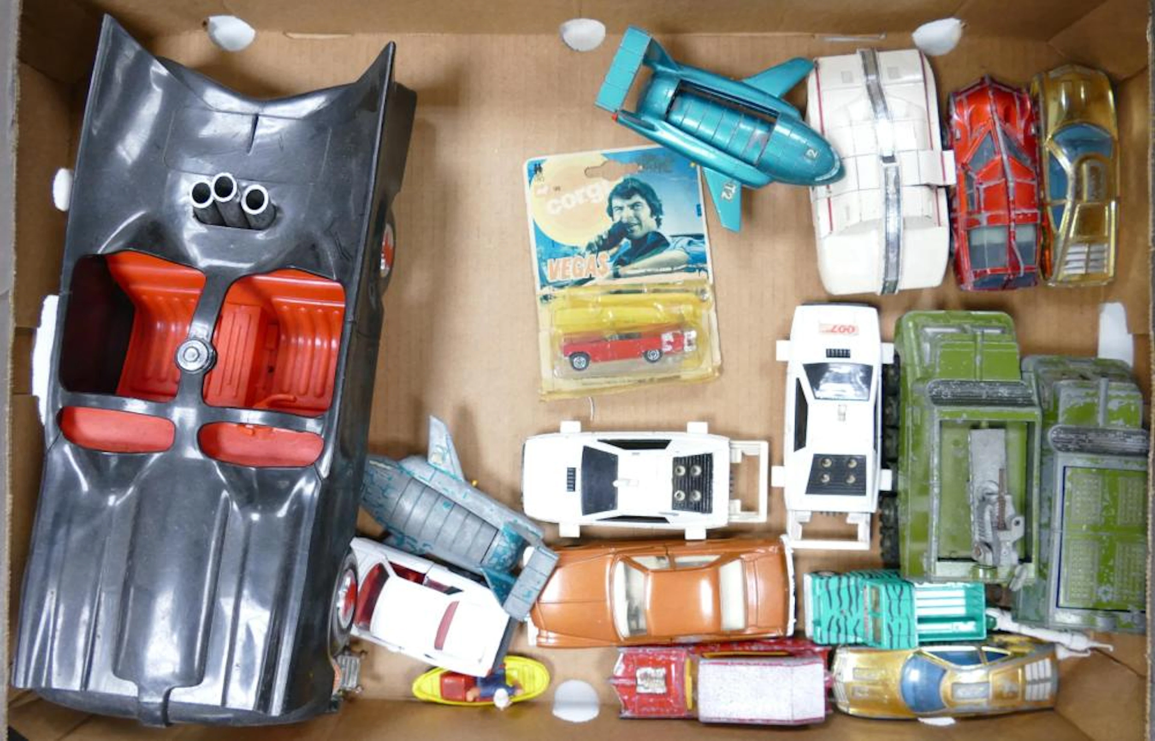 A collection of Vintage TV Related Dinky