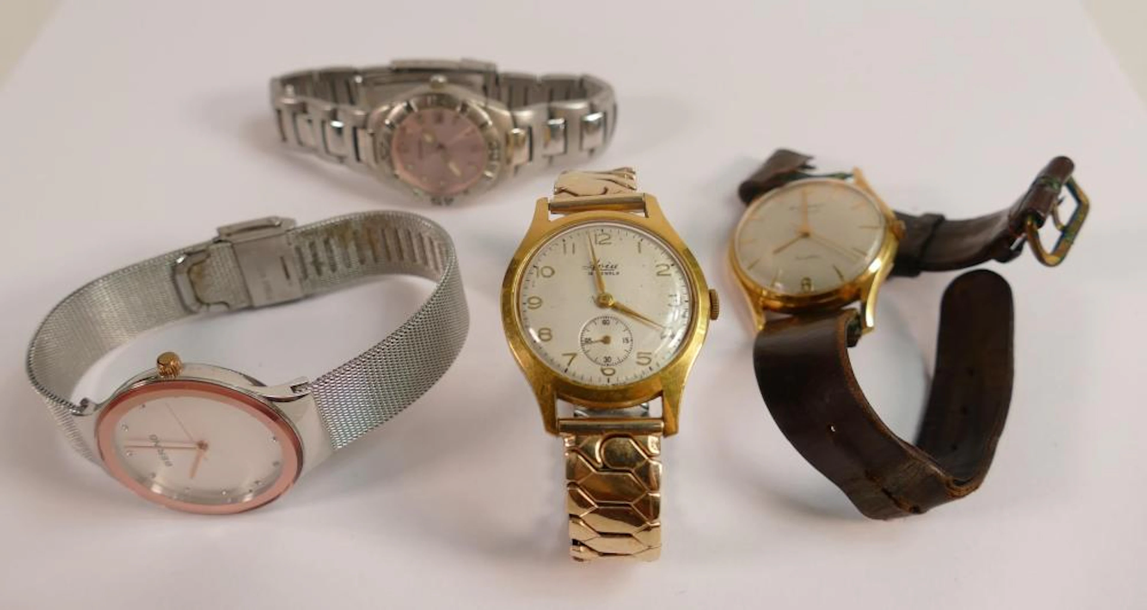 A collection of gentleman's watches including Rotary