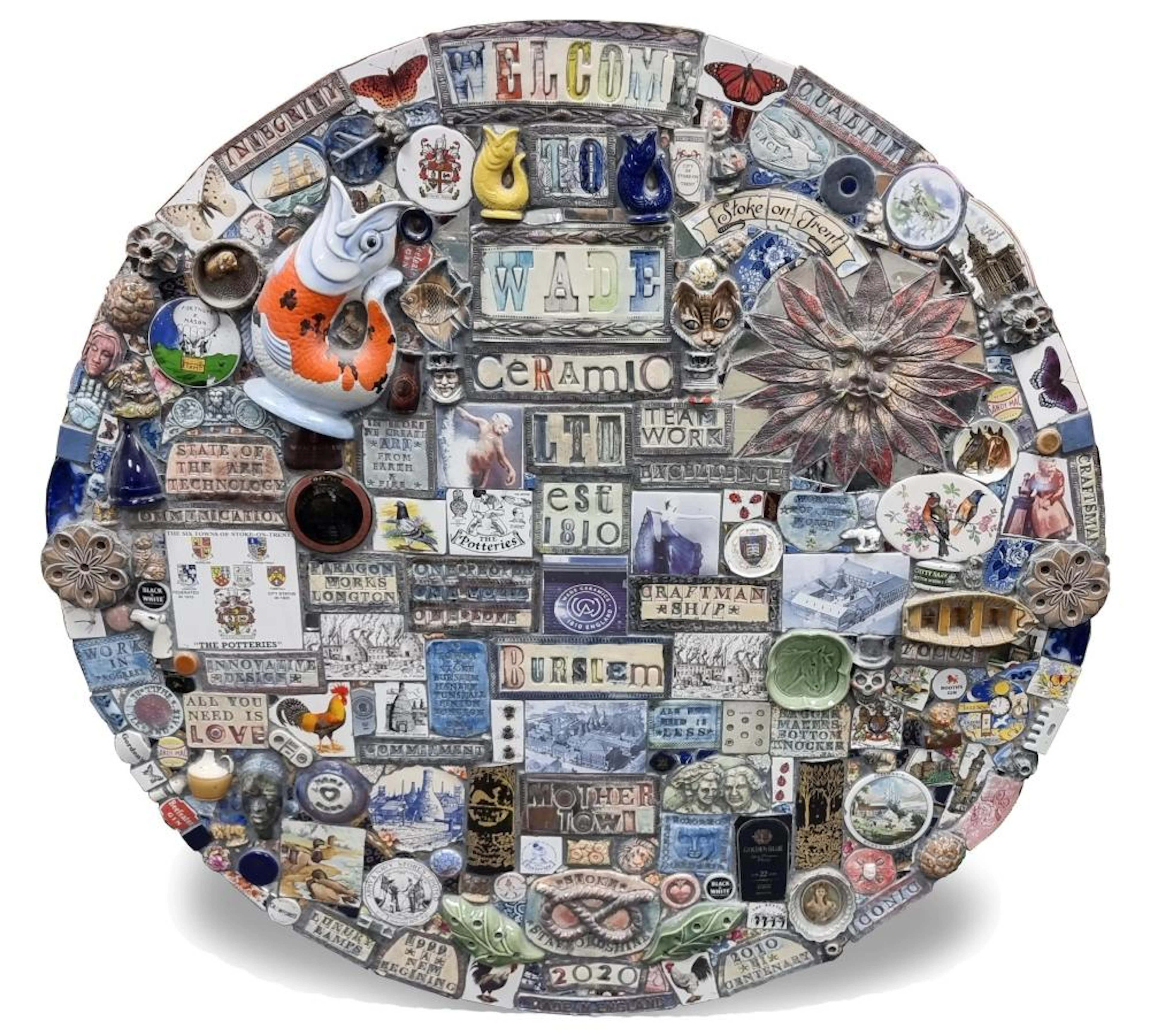 An important Philip Hardaker Wade mosaic