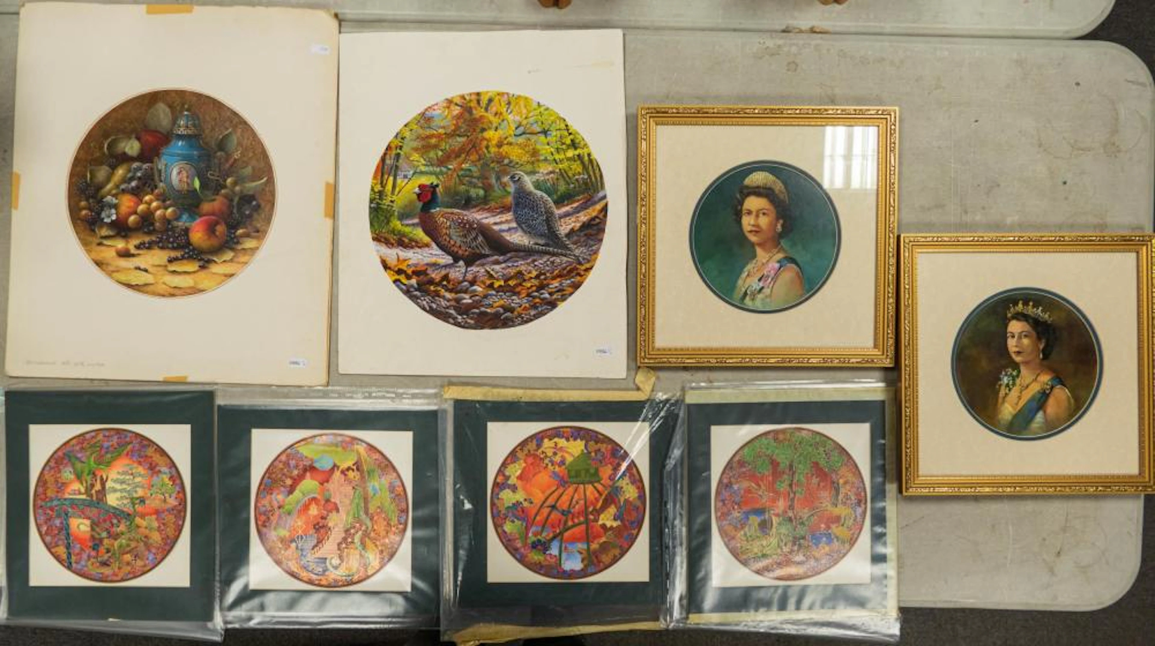 A quantity of original artworks and prints