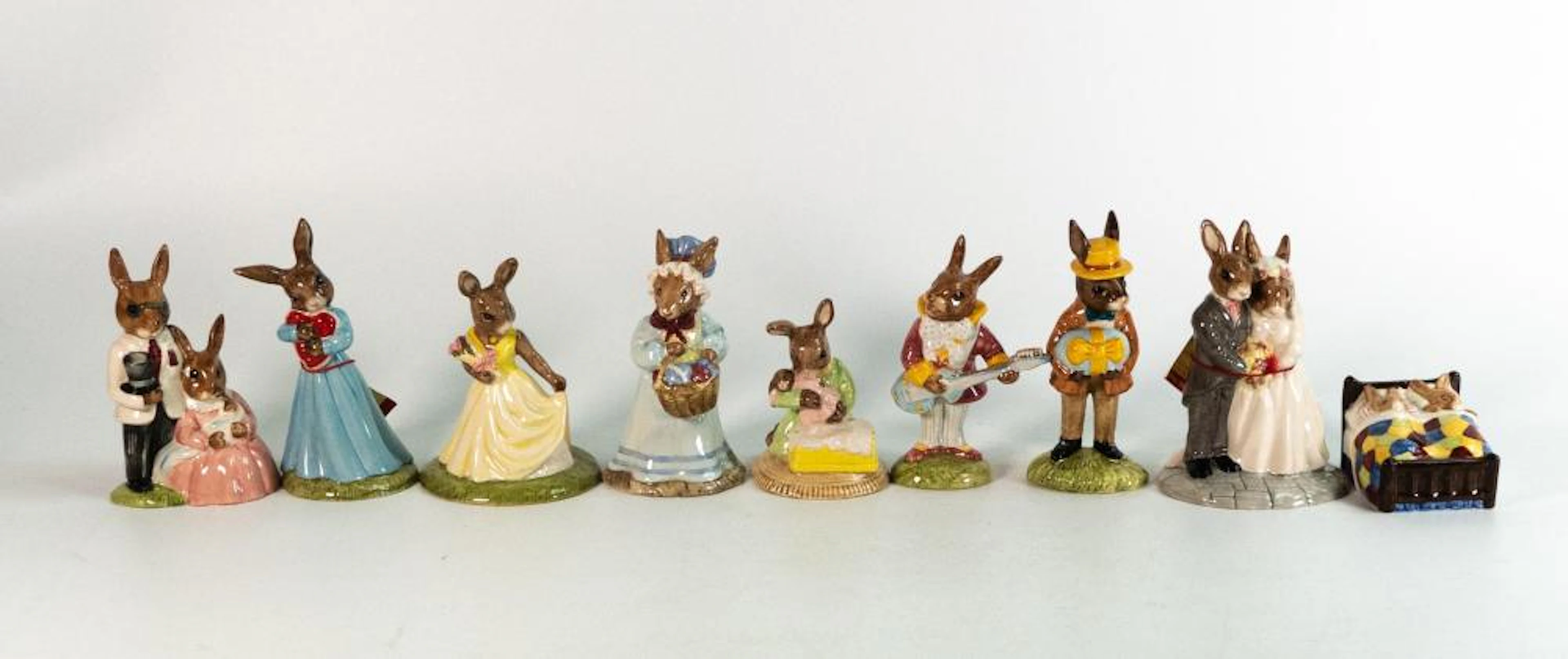 Royal Doulton Bunnykins Figures to include Wedding Day