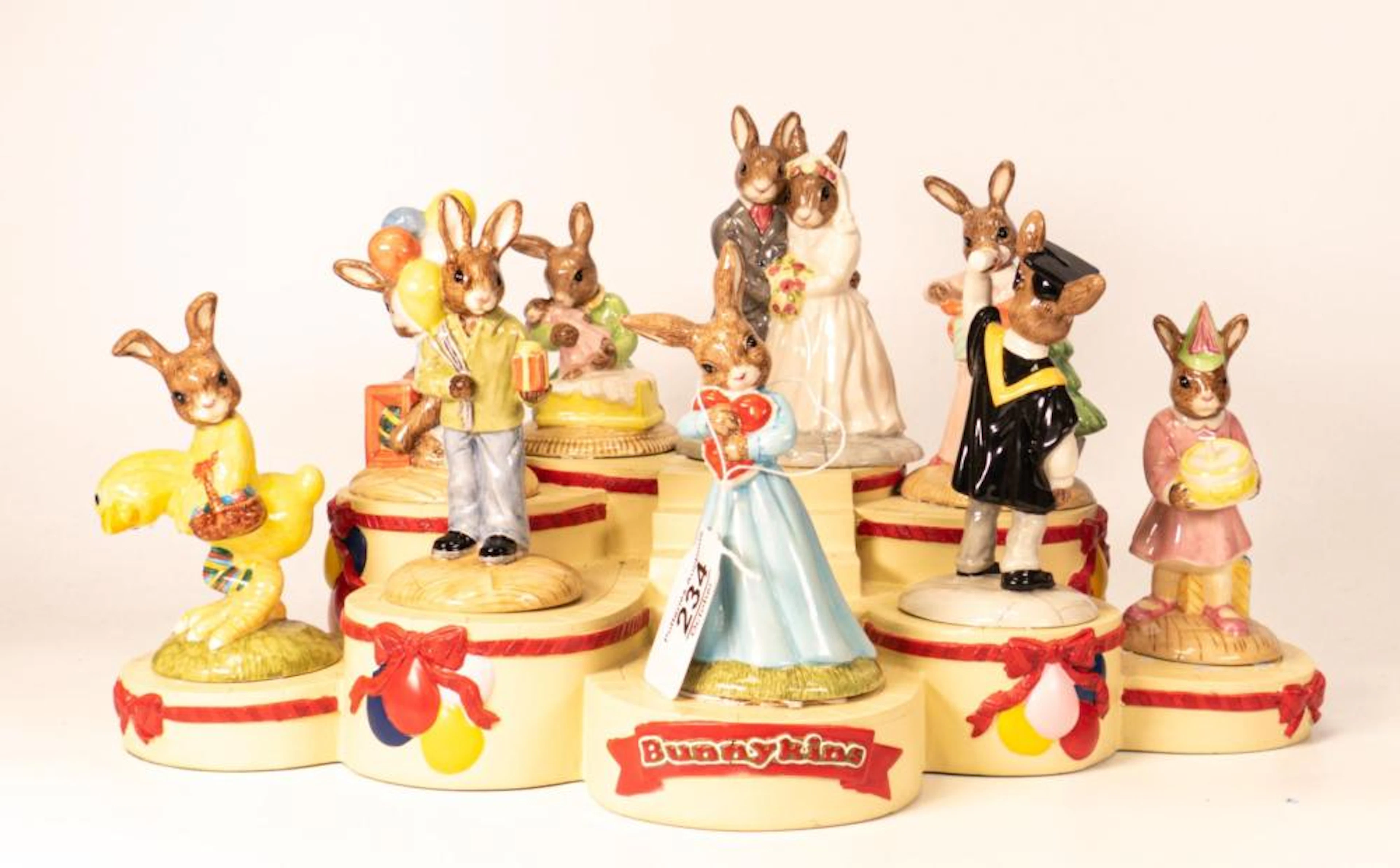 A collection of Royal Doulton Bunnykins Figures to include