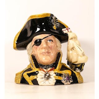 Royal Doulton large character jug Vice Admiral Lord Nelson D6932, limited editio