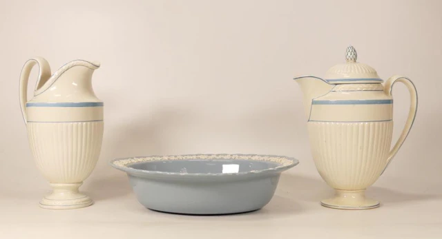 Three items of Wedgwood Queensware to include Wedgwood...