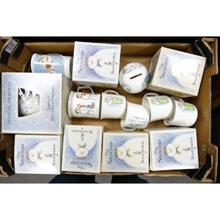 Royal Doulton Snowman mugs