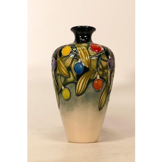 Boxed Moorcroft Christmas Special Vase, height 16cm
