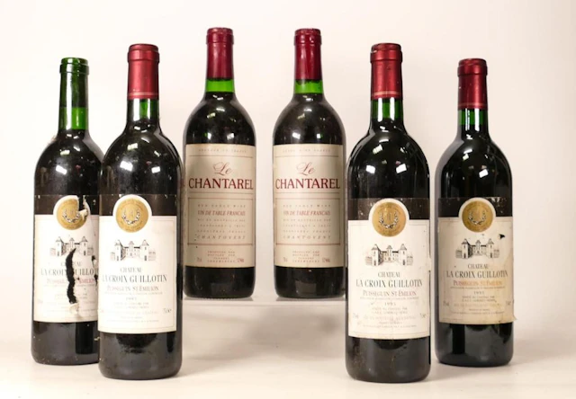 A collection of vintage Wines to include 1995 Chateau La...