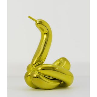 Jeff KOONS - Balloon Swan (Yellow), 2017