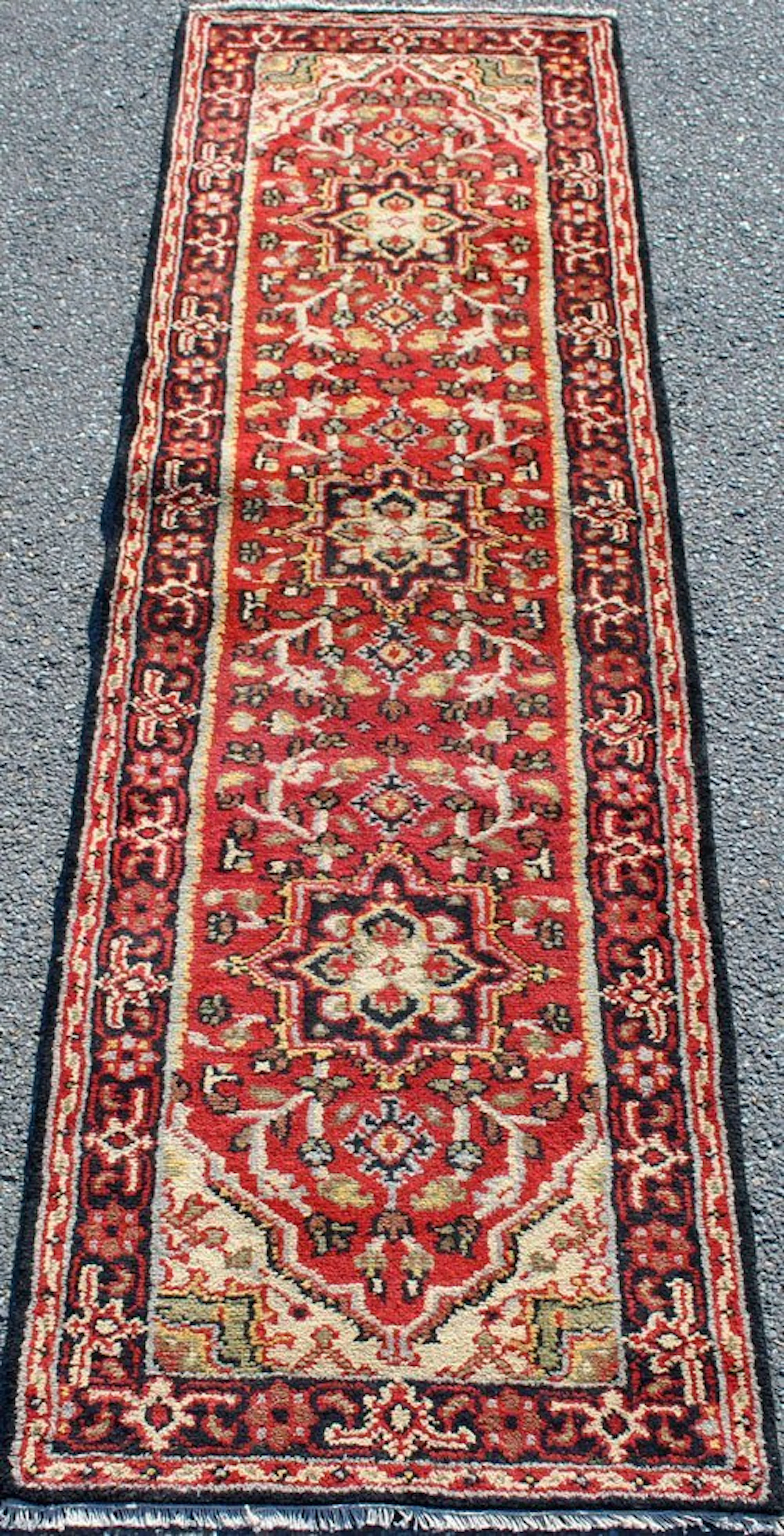Charming High Quality Lush Pile Heriz Runner