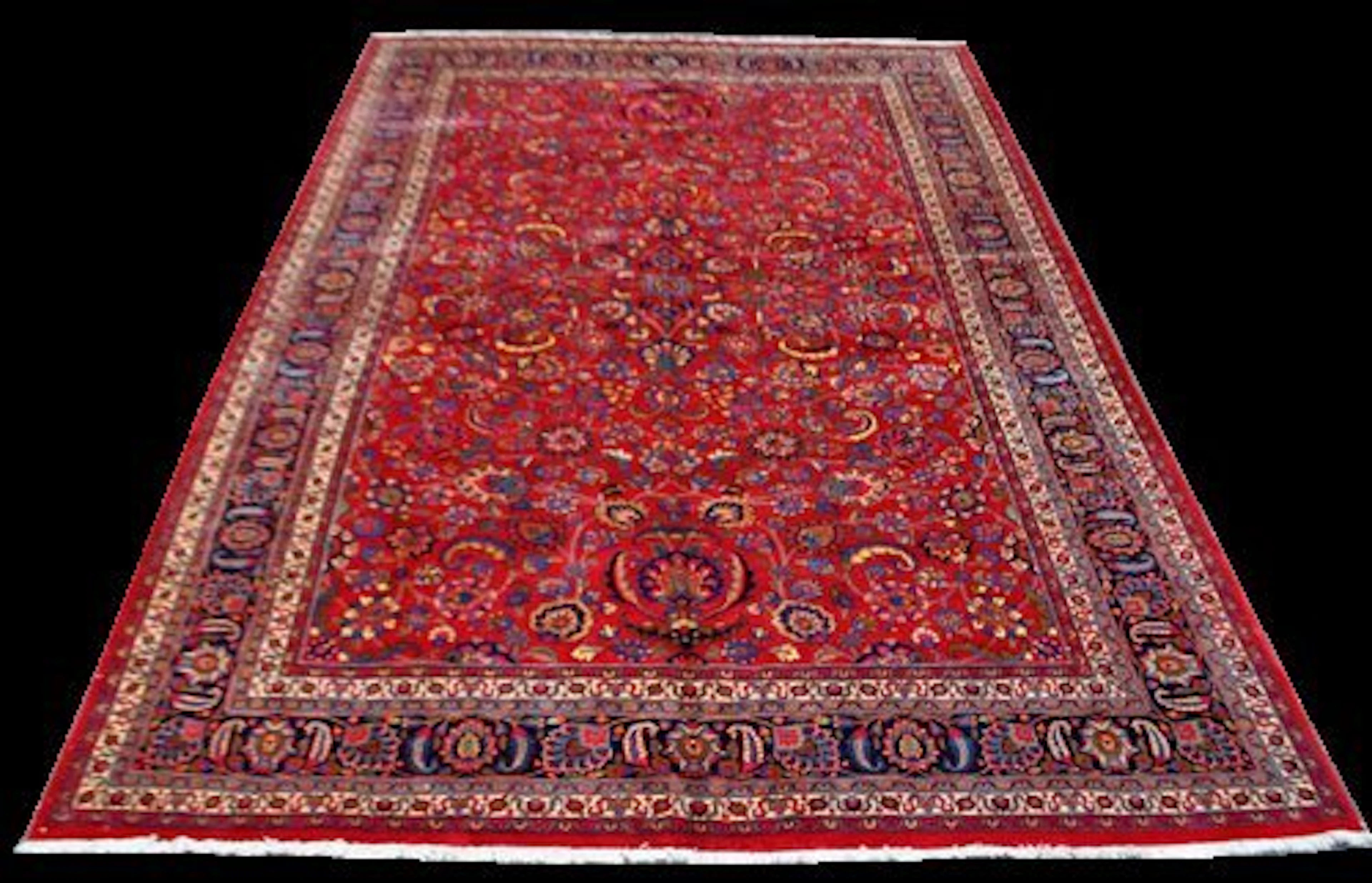 Large quite stunning handmade authentic persian mashhad