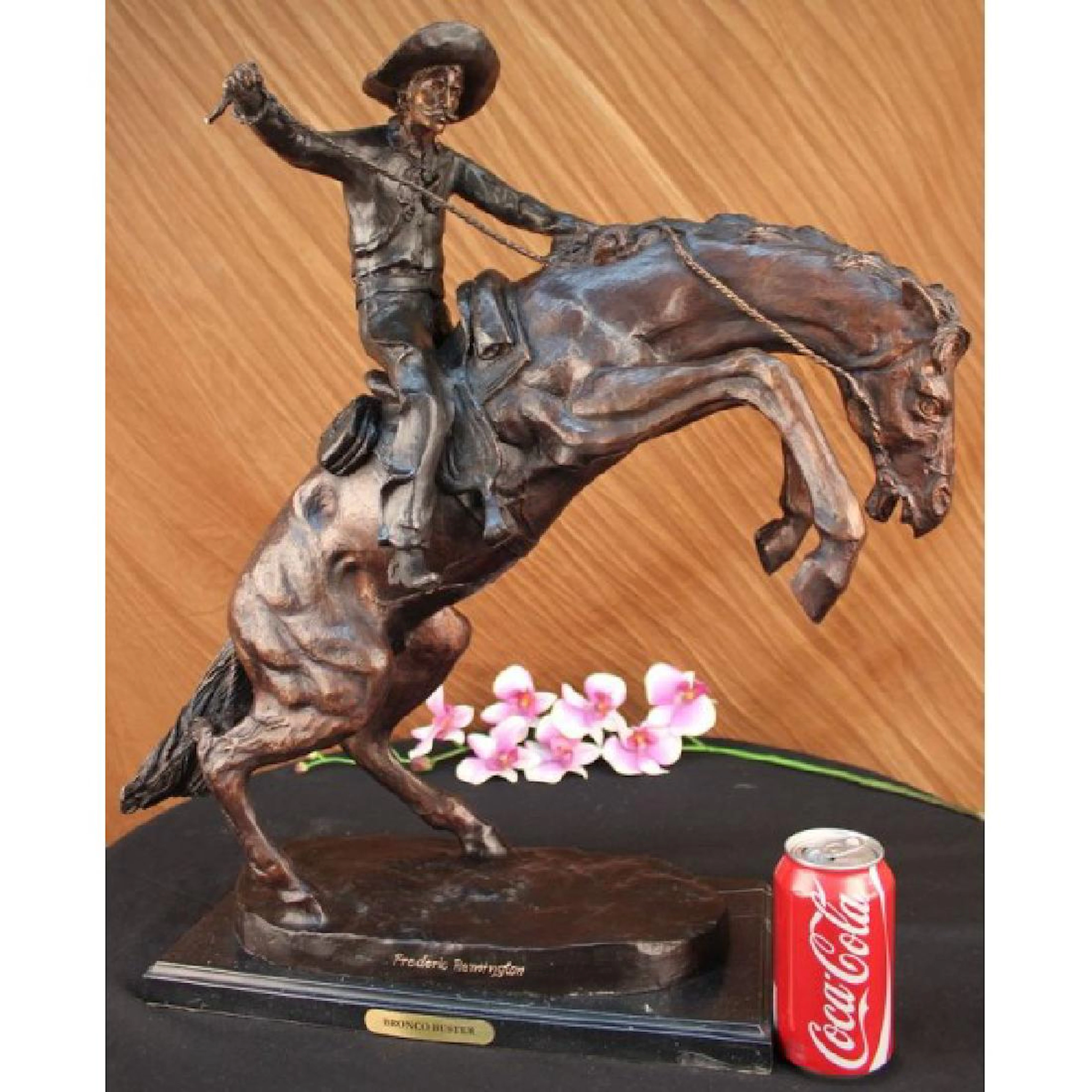Bronco Buster Frederic Remington Bronze Statue Cowboy