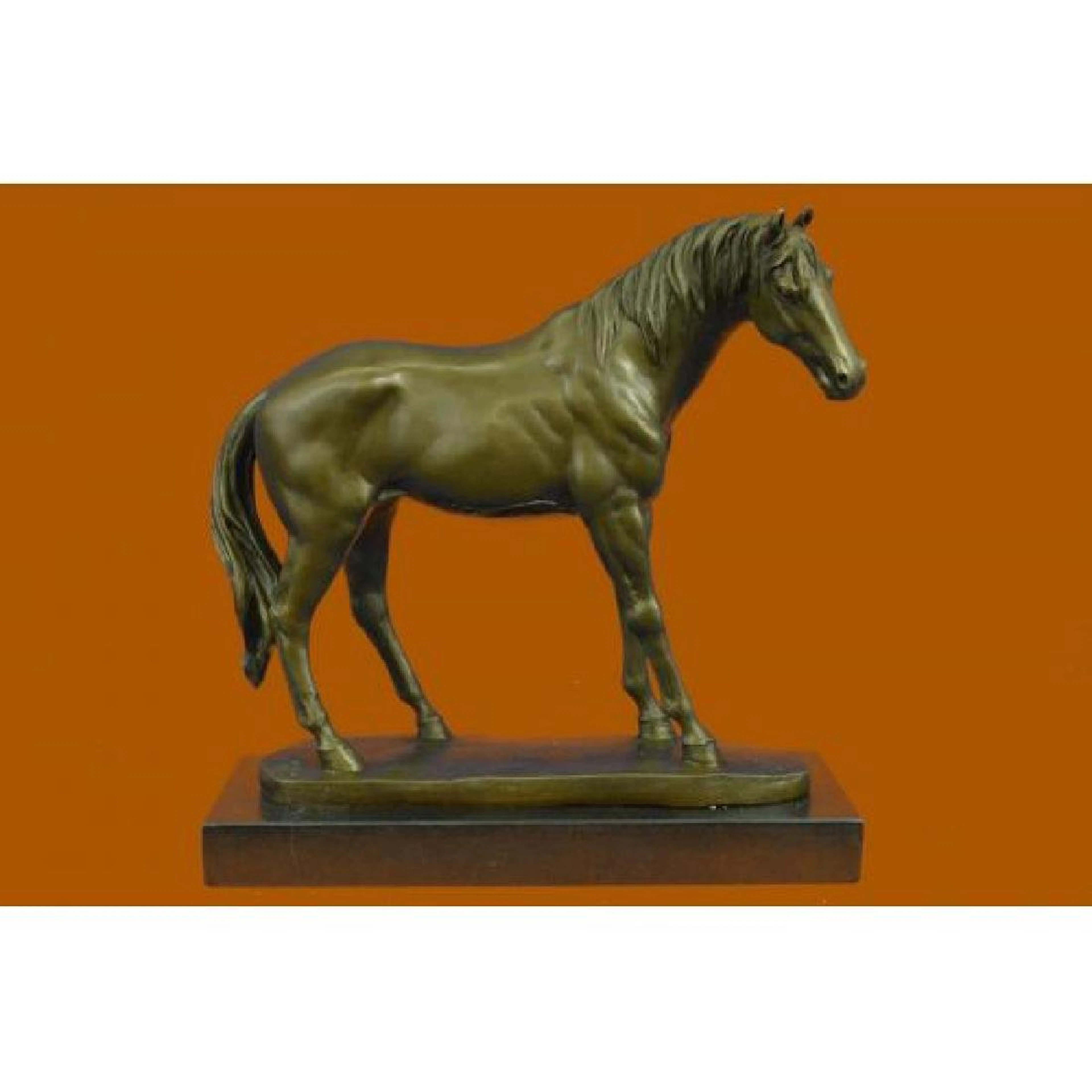 Large Art Deco Hot Cast Collectible Arabian Racing