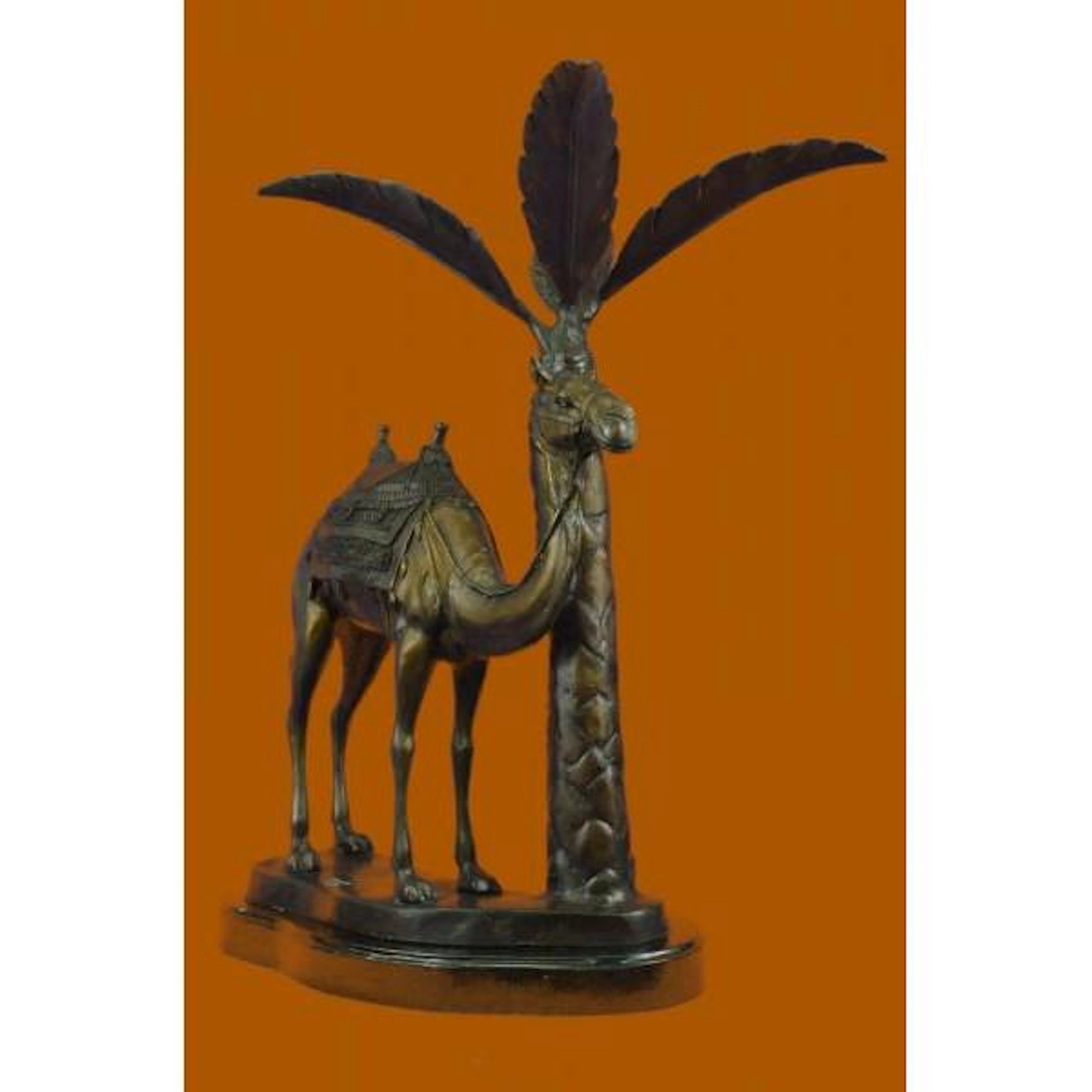 Camel Desert Bronze Statue