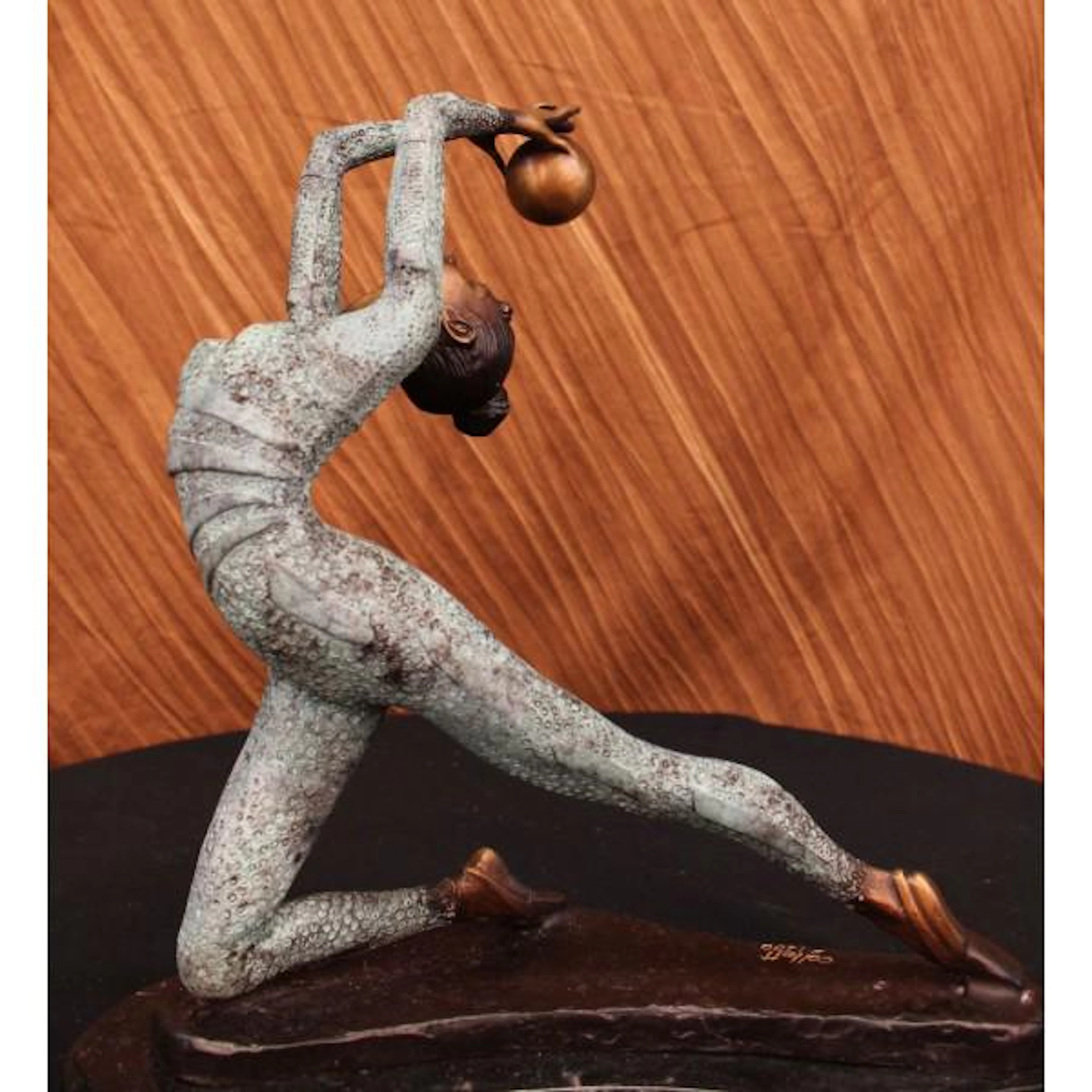Gymnast Bronze Statue