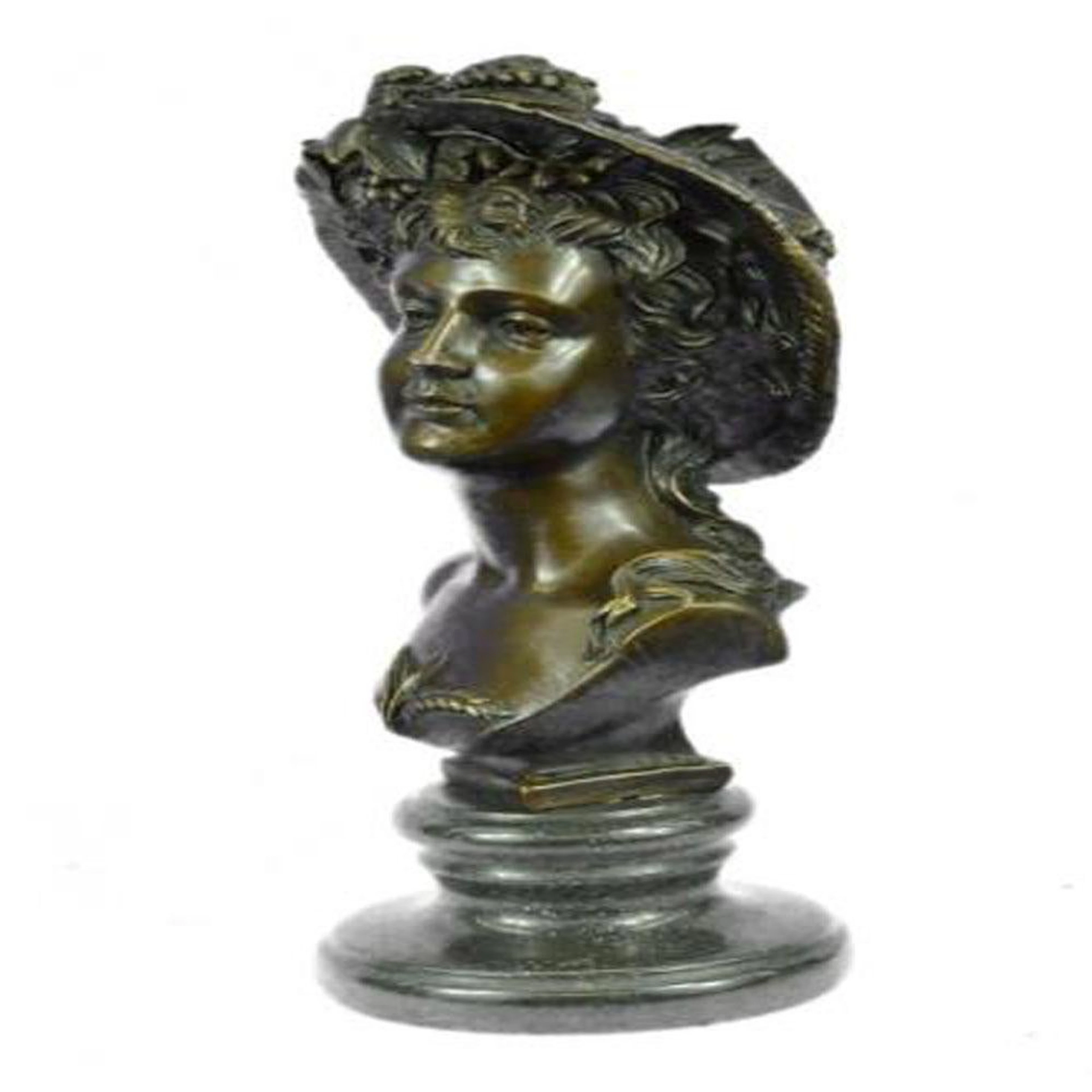 ude Sexy Girl Bronze Figurine