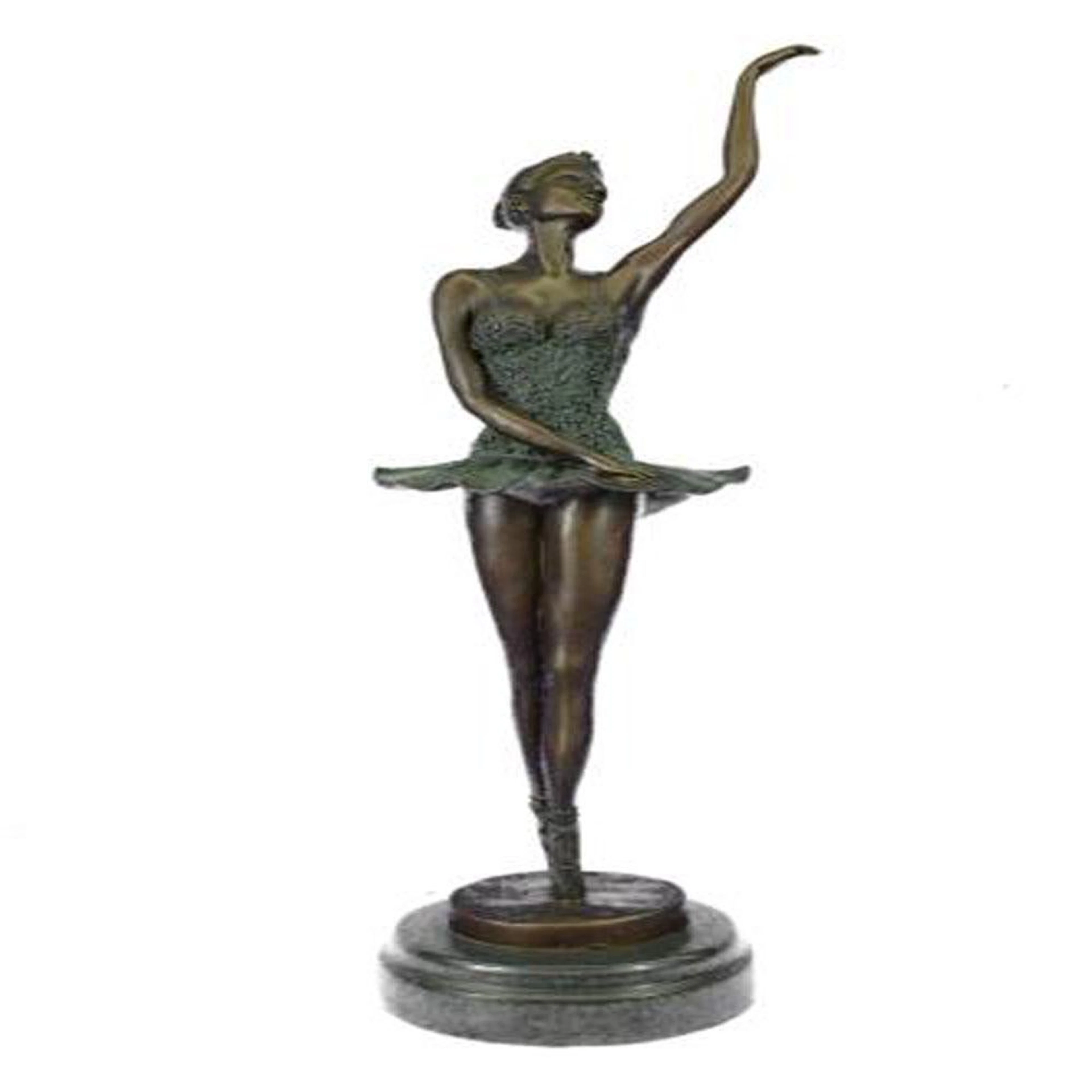 Well Trained Ballerina Bronze Statue